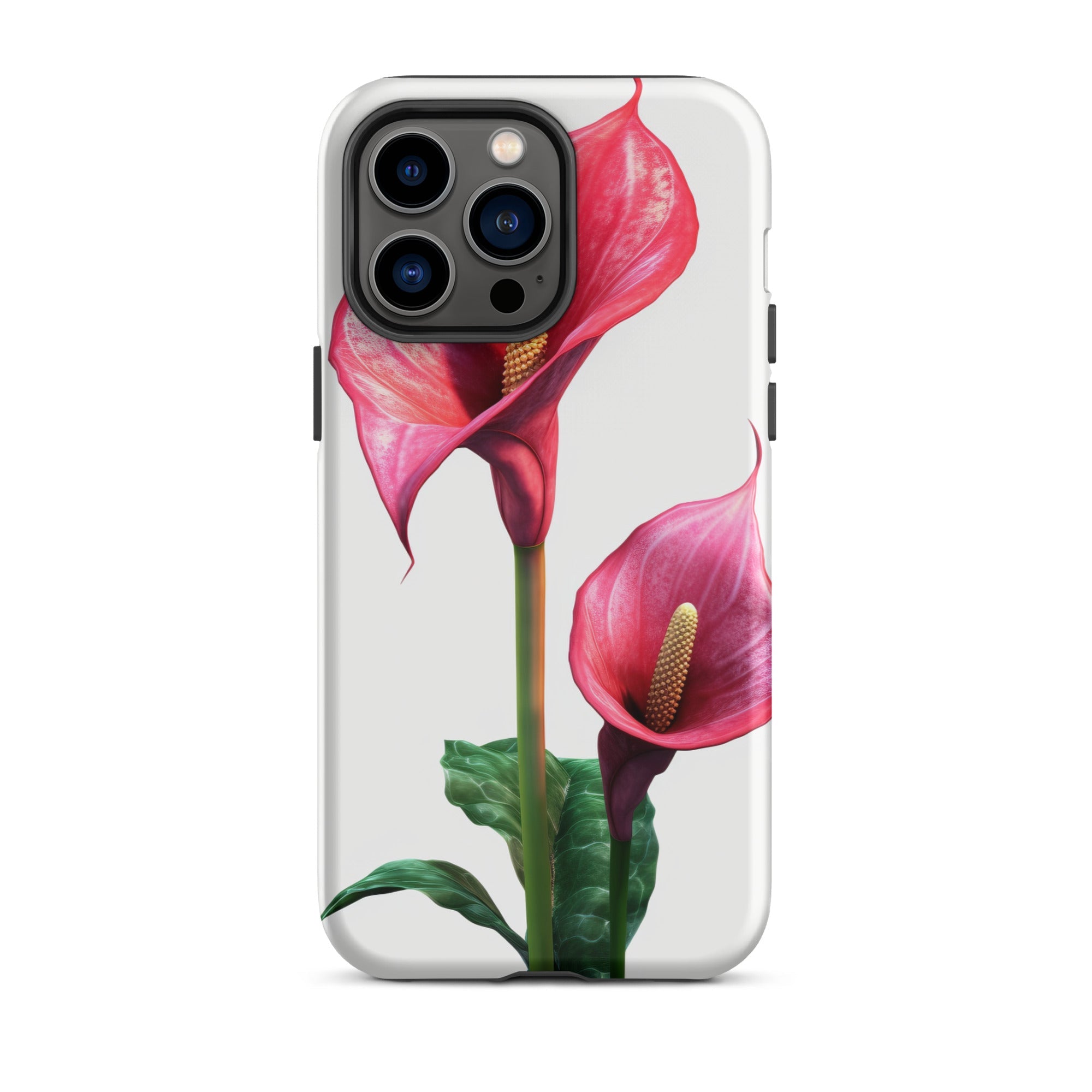 Flamingo Flower iPhone Case by Visual Verse - Image 30