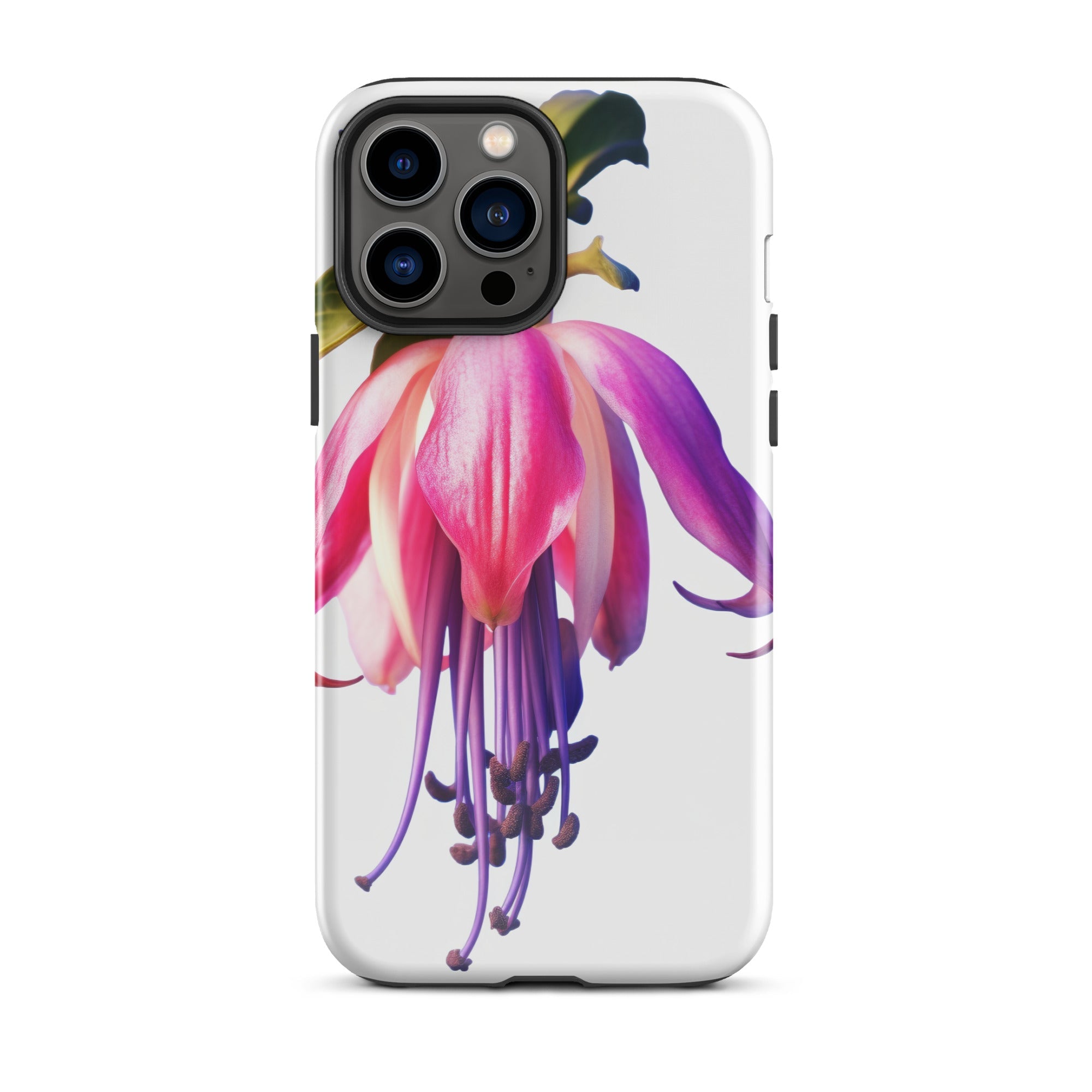 Fuchsia Flower iPhone Case by Visual Verse - Image 21