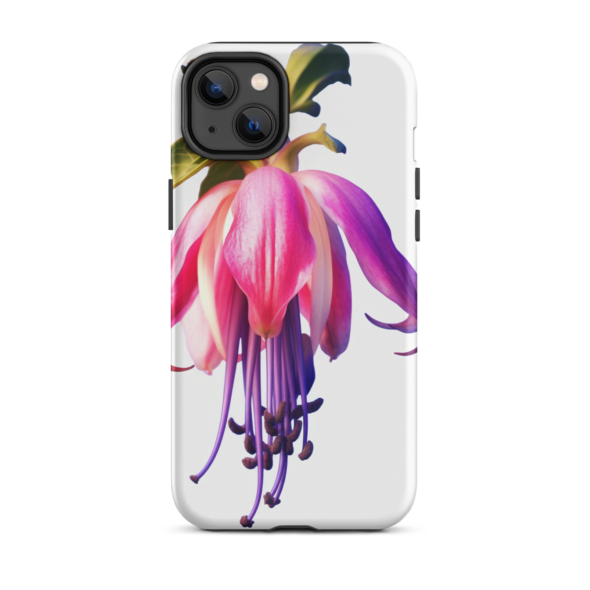 Fuchsia Flower iPhone Case by Visual Verse - Image 26