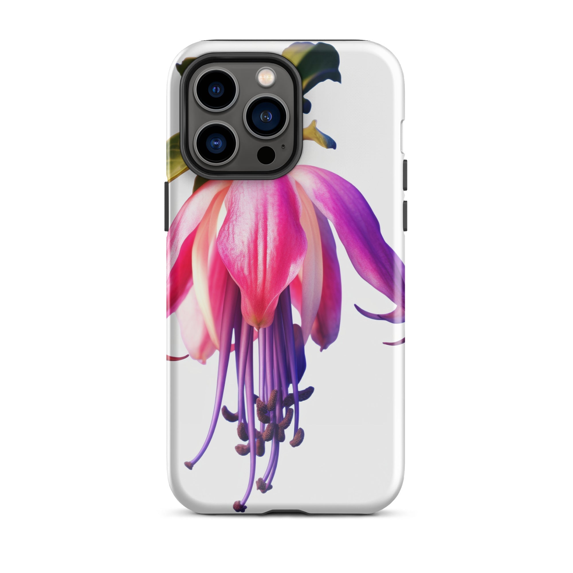 Fuchsia Flower iPhone Case by Visual Verse - Image 29