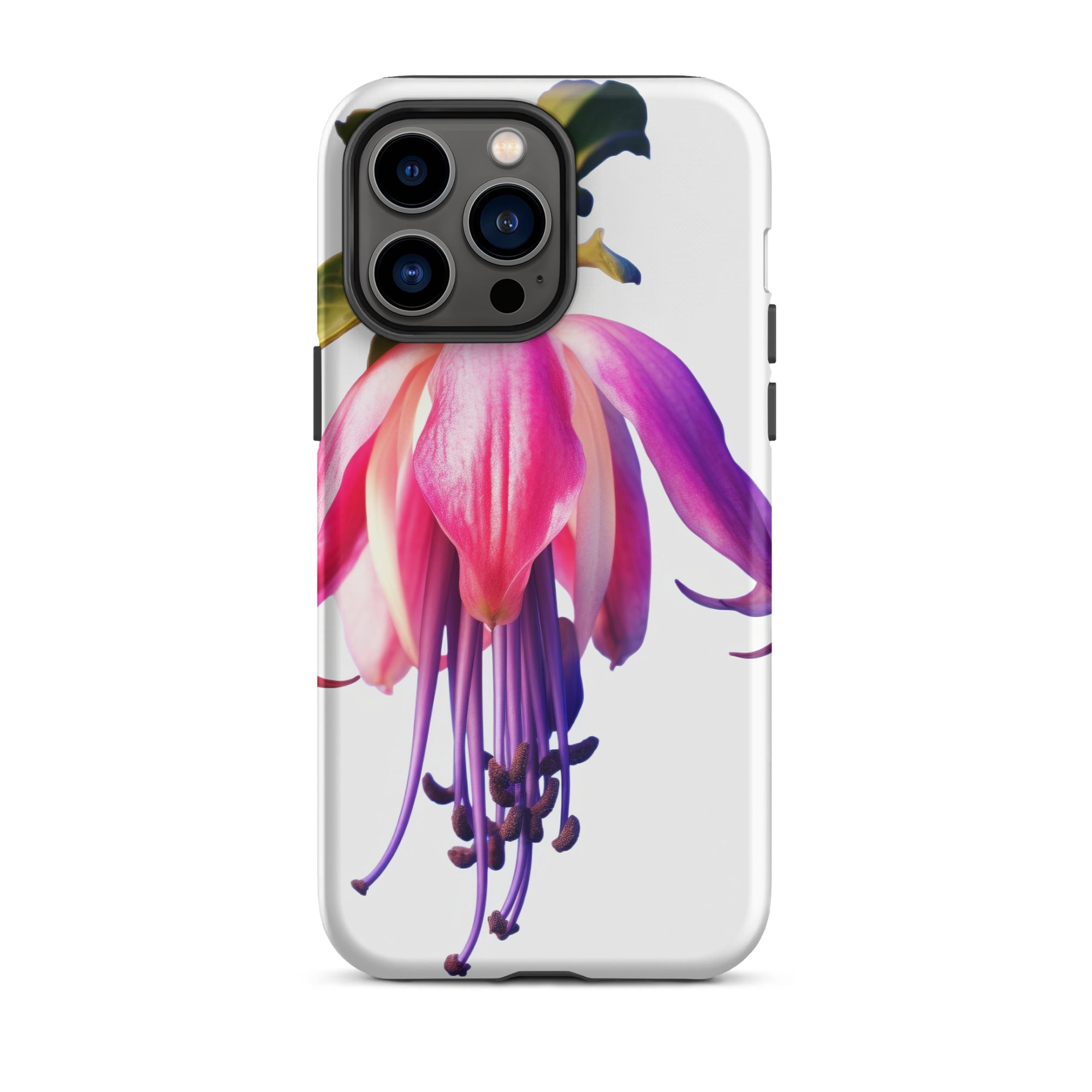 Fuchsia Flower iPhone Case by Visual Verse - Image 30