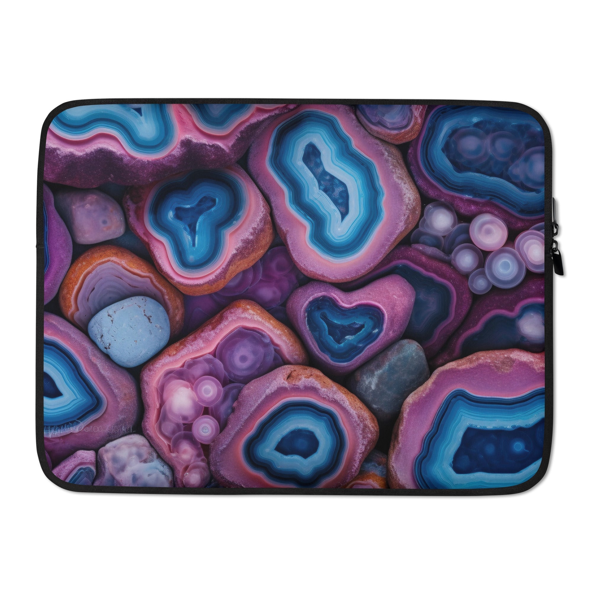 Geode Rock Laptop Sleeve by Visual Verse - Image 1