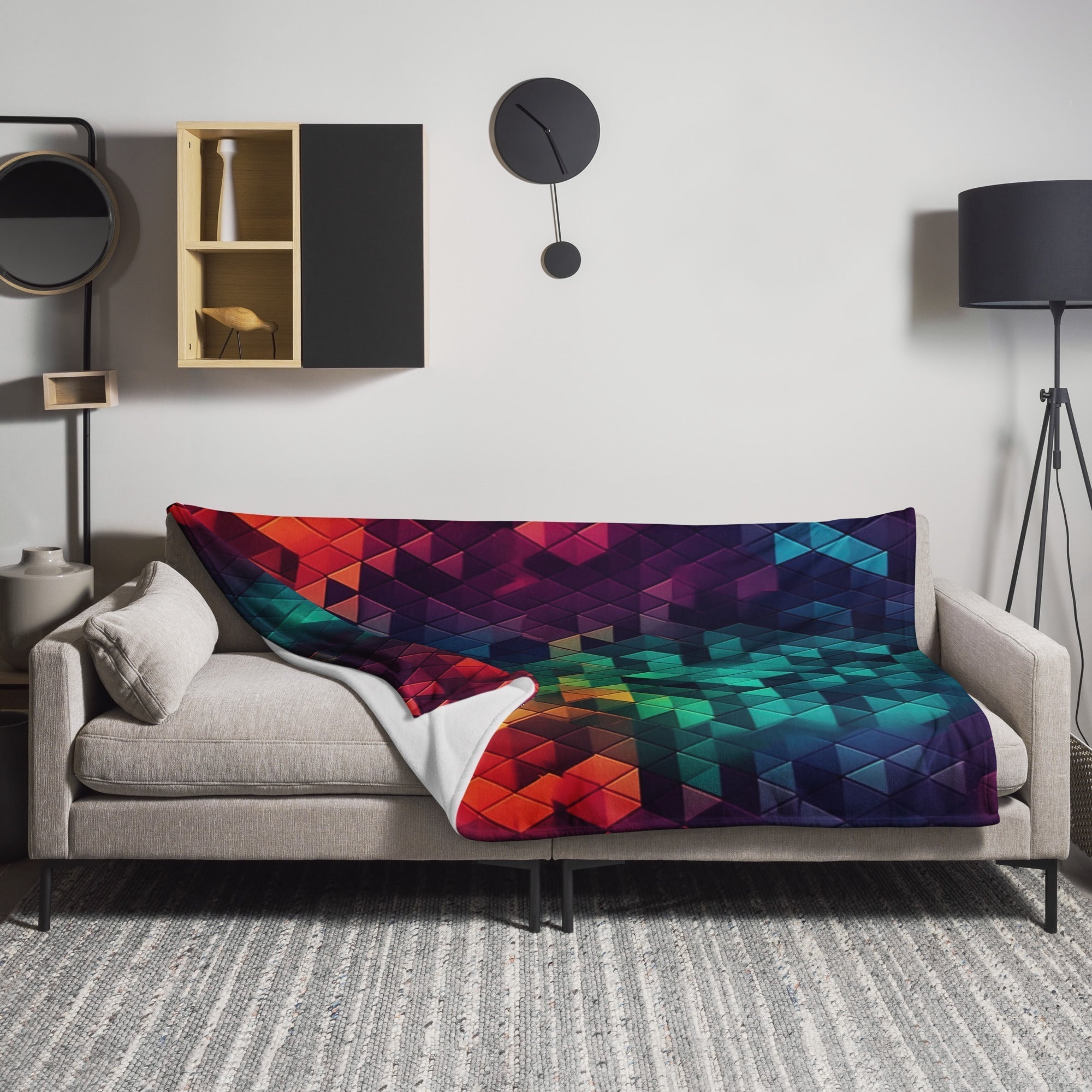 Geometric Gradient Blanket by Visual Verse - Image 1