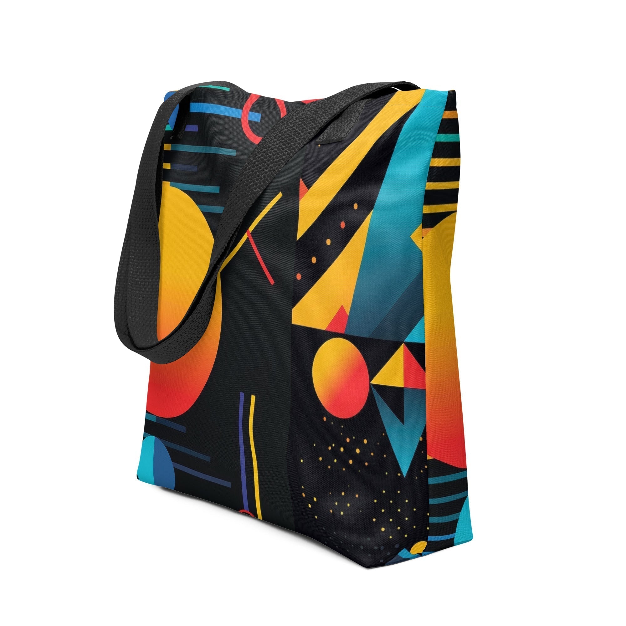 Geometric Tote Bag: Bold Graphic Design by Visual Verse - Image 1