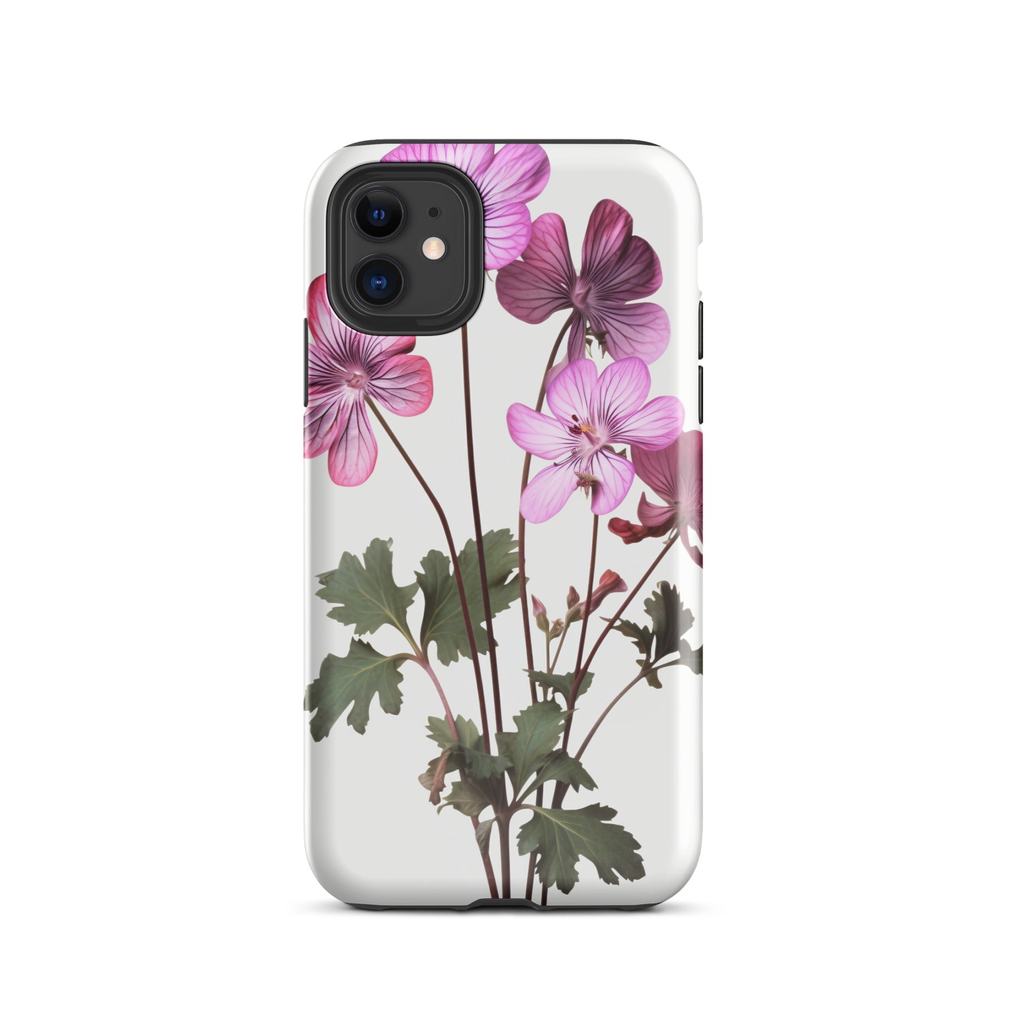 Geranium Flower iPhone Case by Visual Verse - Image 1