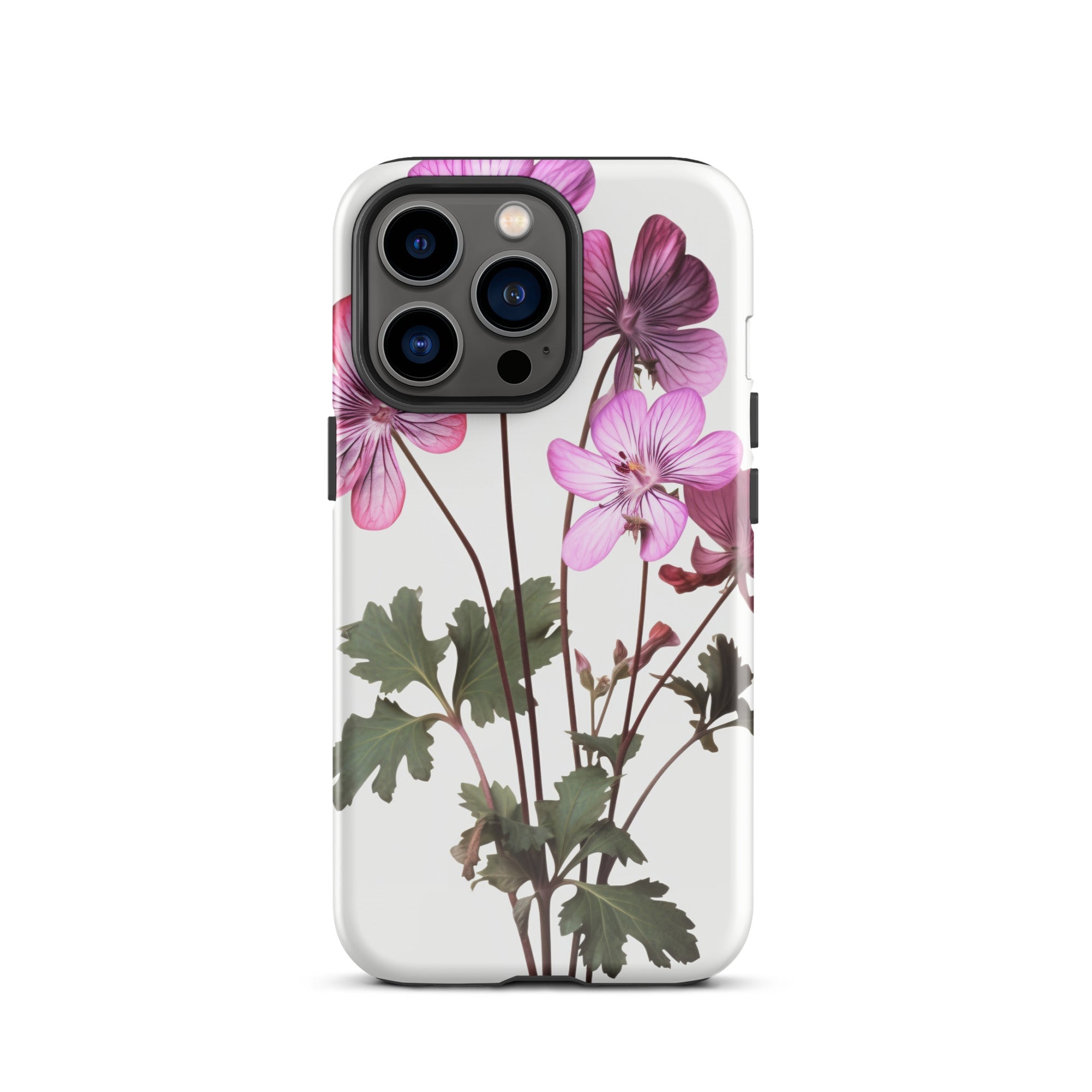 Geranium Flower iPhone Case by Visual Verse - Image 19