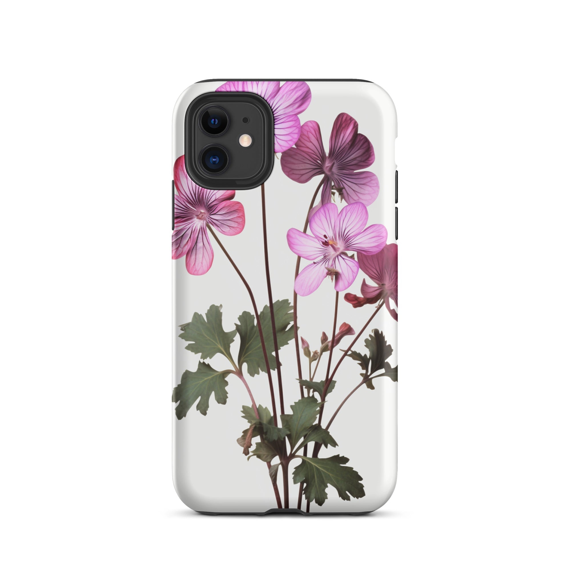 Geranium Flower iPhone Case by Visual Verse - Image 2