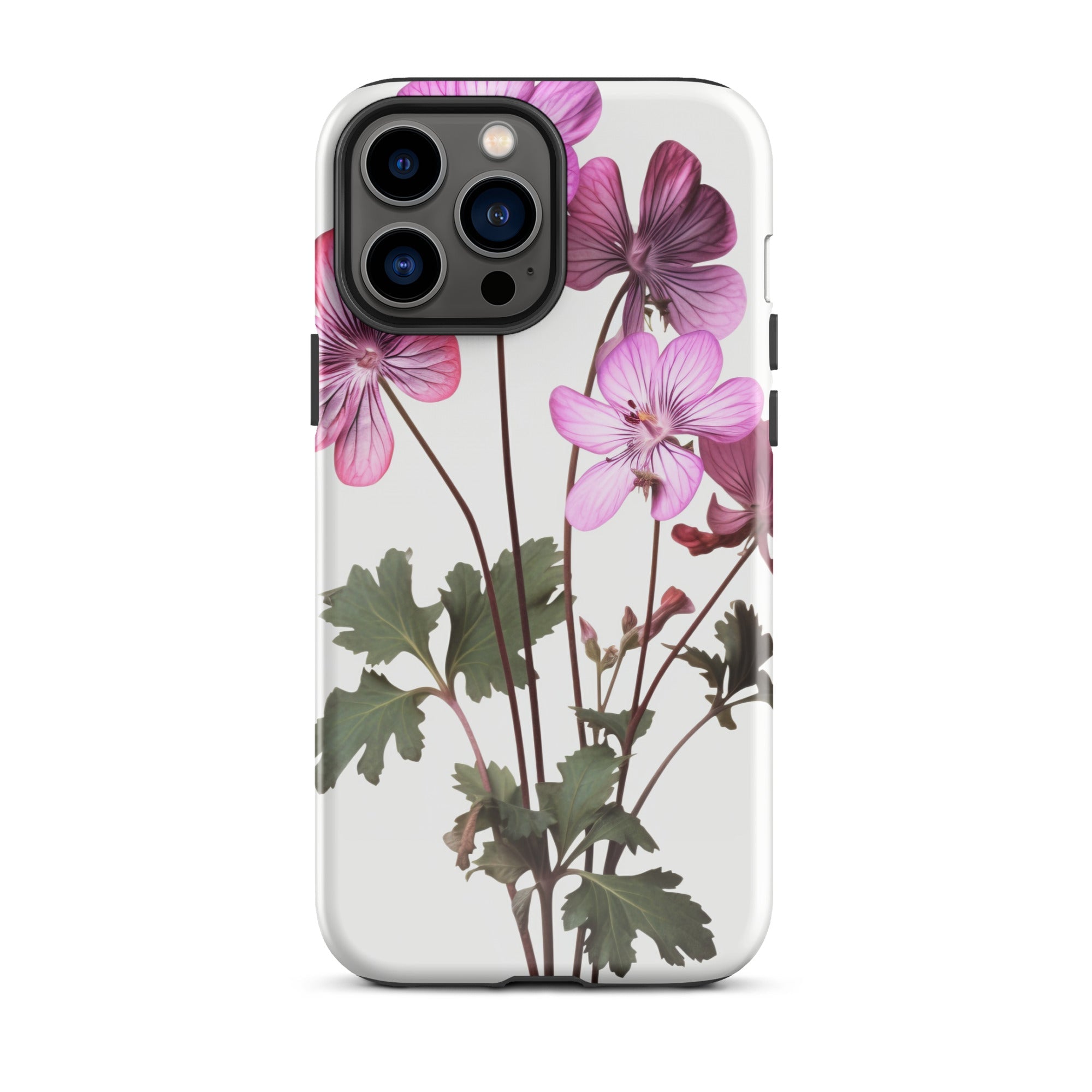 Geranium Flower iPhone Case by Visual Verse - Image 21