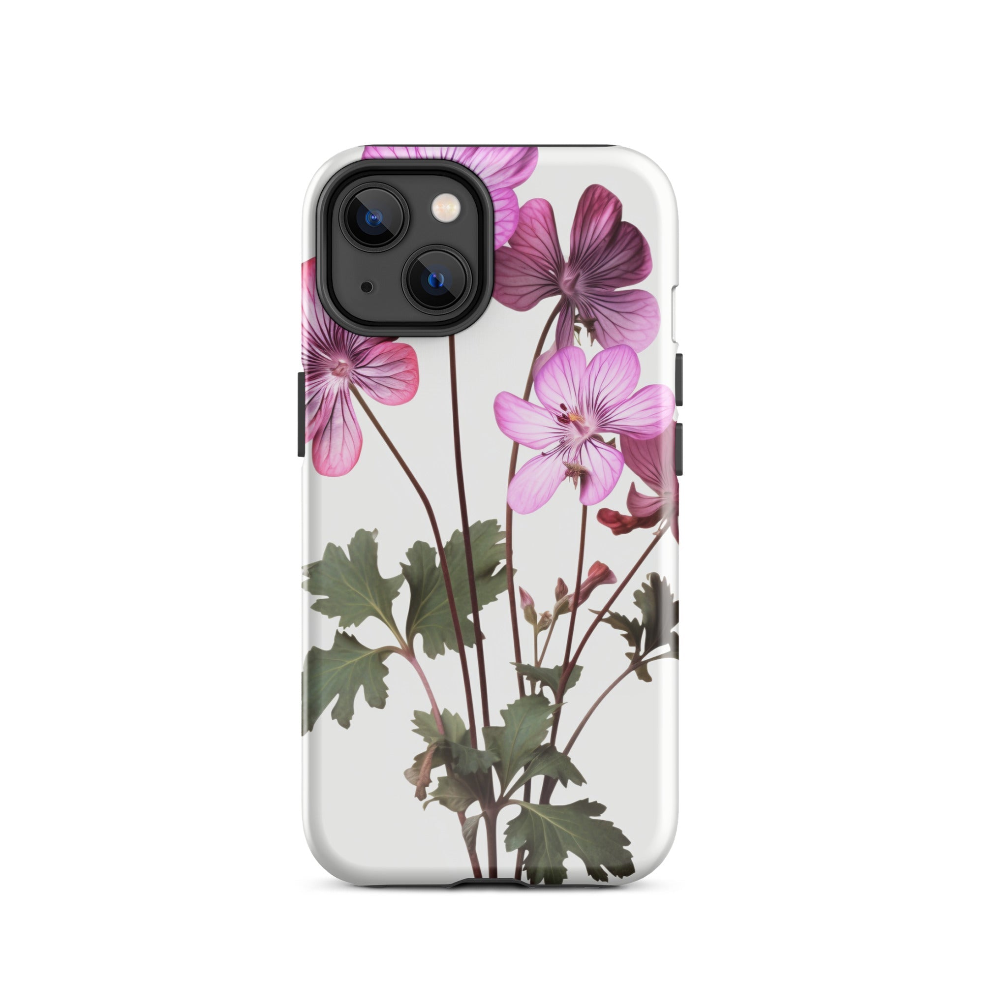 Geranium Flower iPhone Case by Visual Verse - Image 23