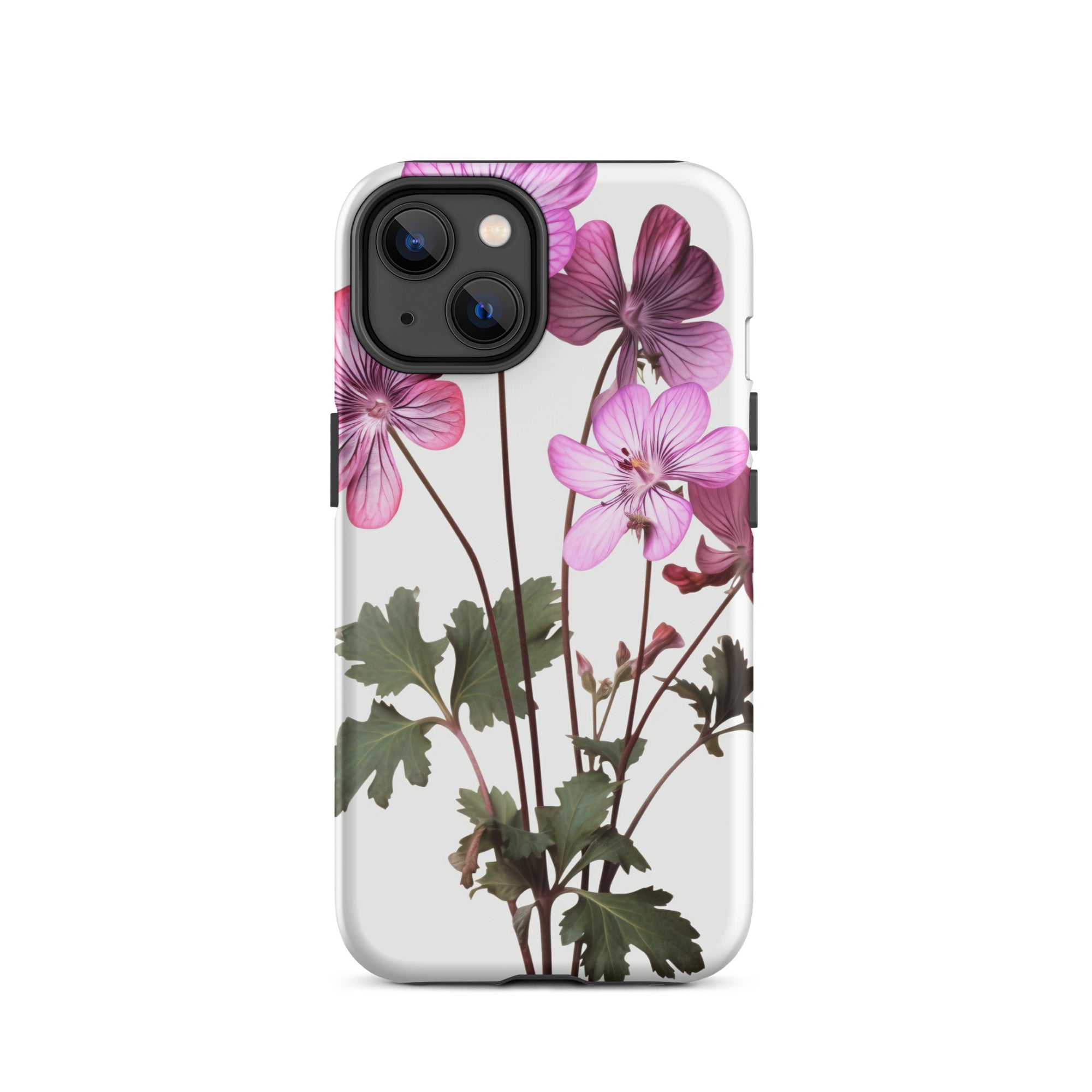Geranium Flower iPhone Case by Visual Verse - Image 24