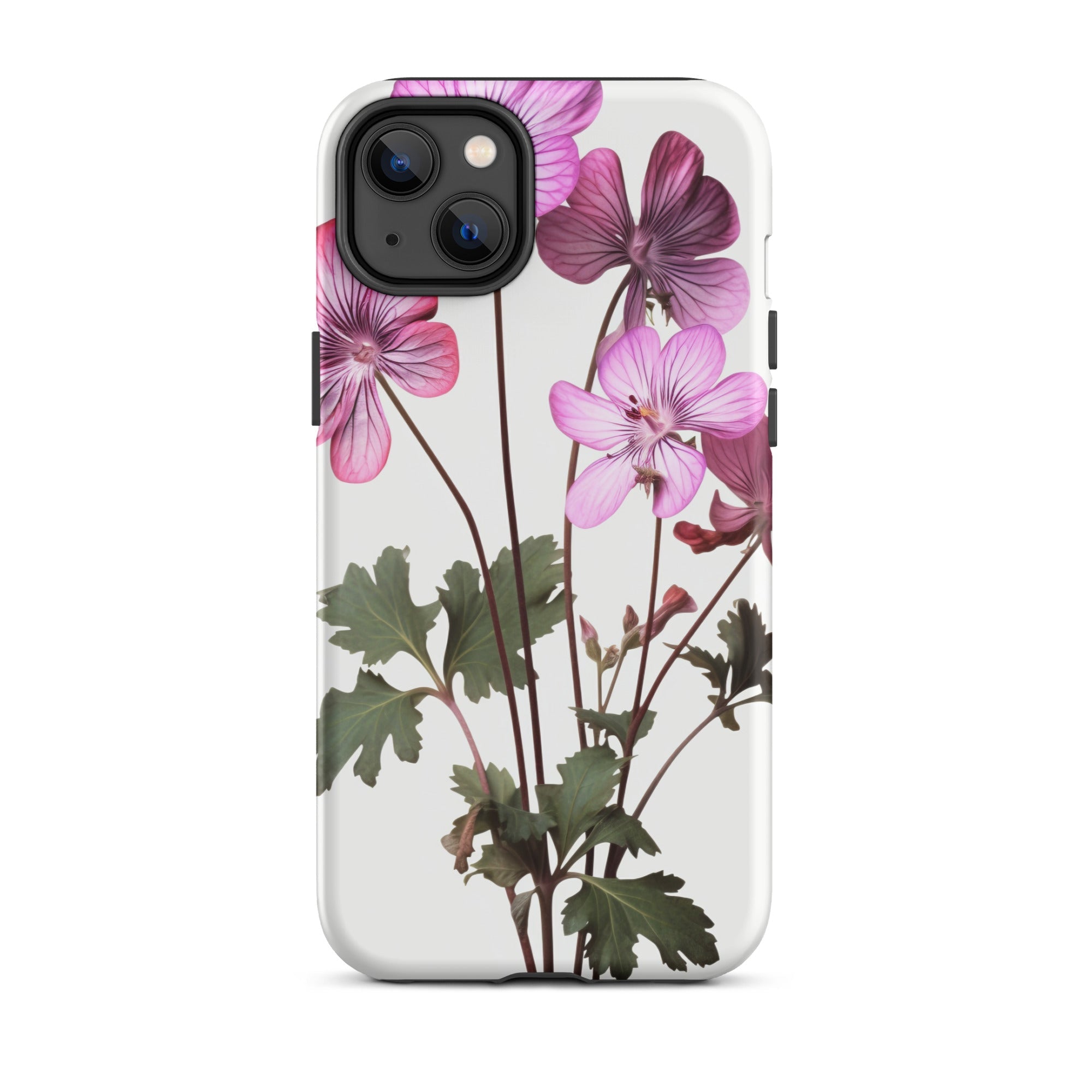Geranium Flower iPhone Case by Visual Verse - Image 26