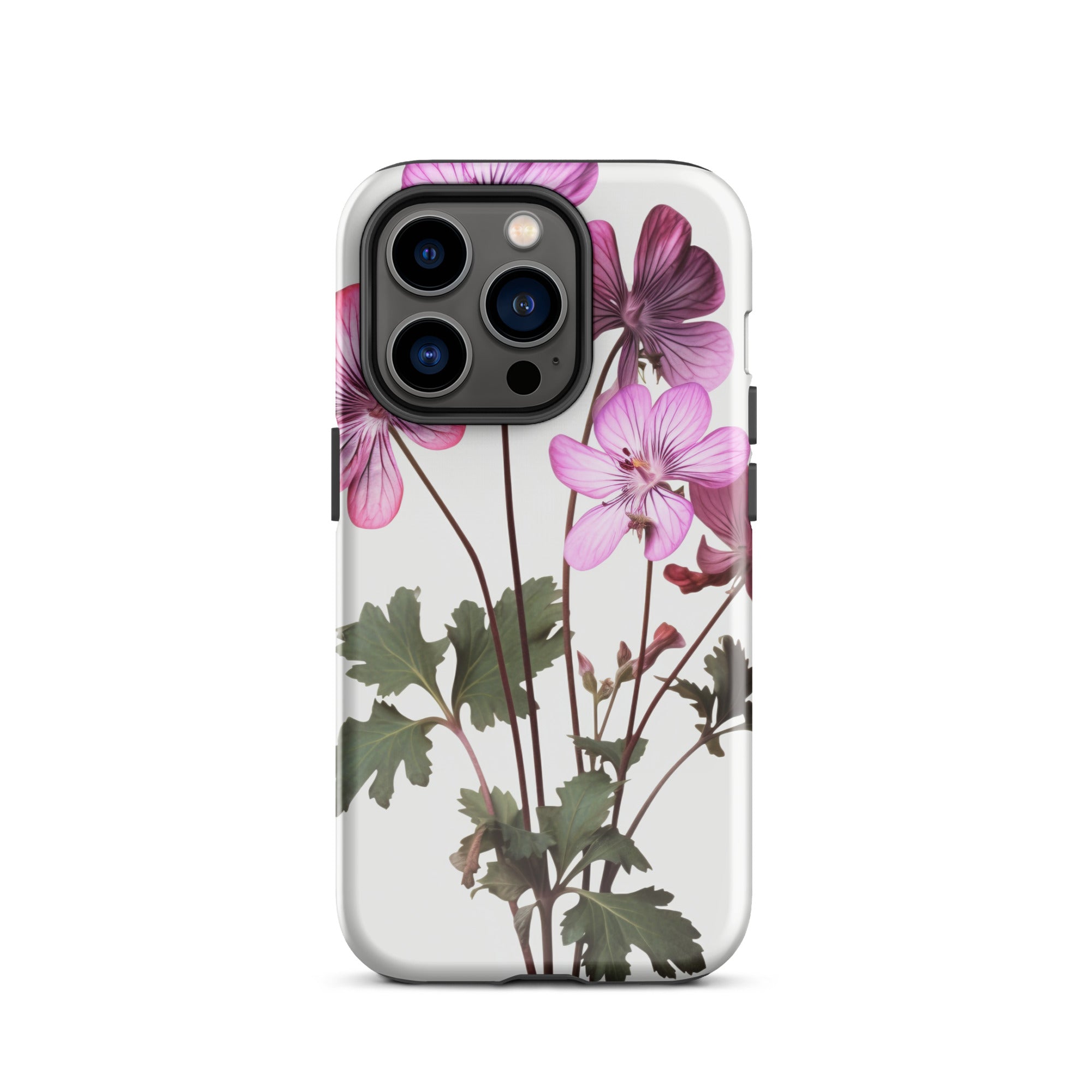 Geranium Flower iPhone Case by Visual Verse - Image 27