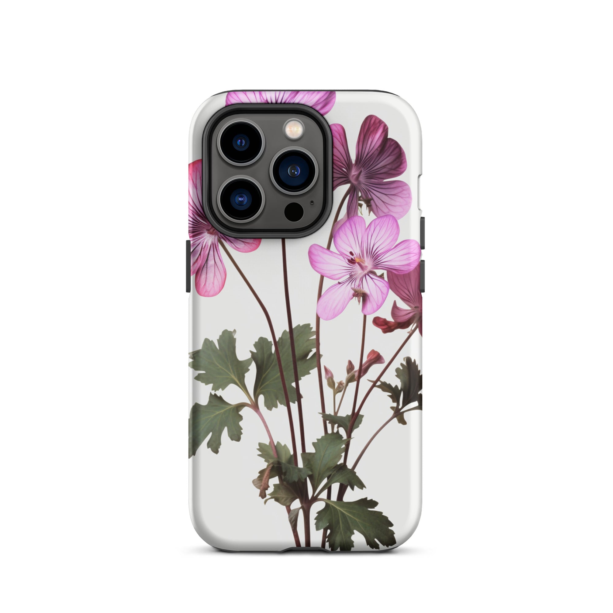 Geranium Flower iPhone Case by Visual Verse - Image 28