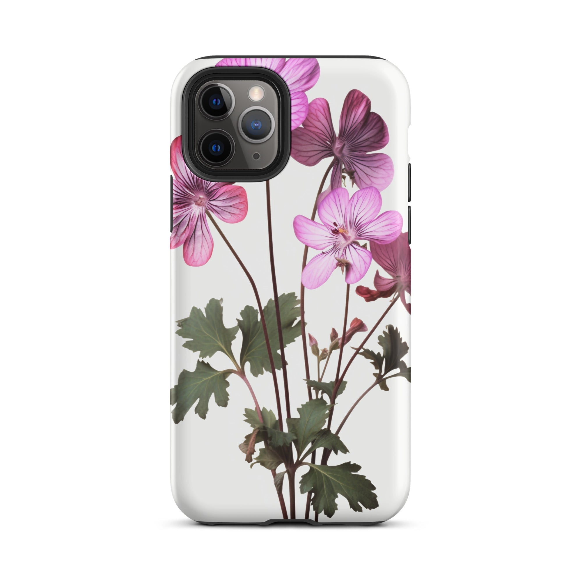 Geranium Flower iPhone Case by Visual Verse - Image 4