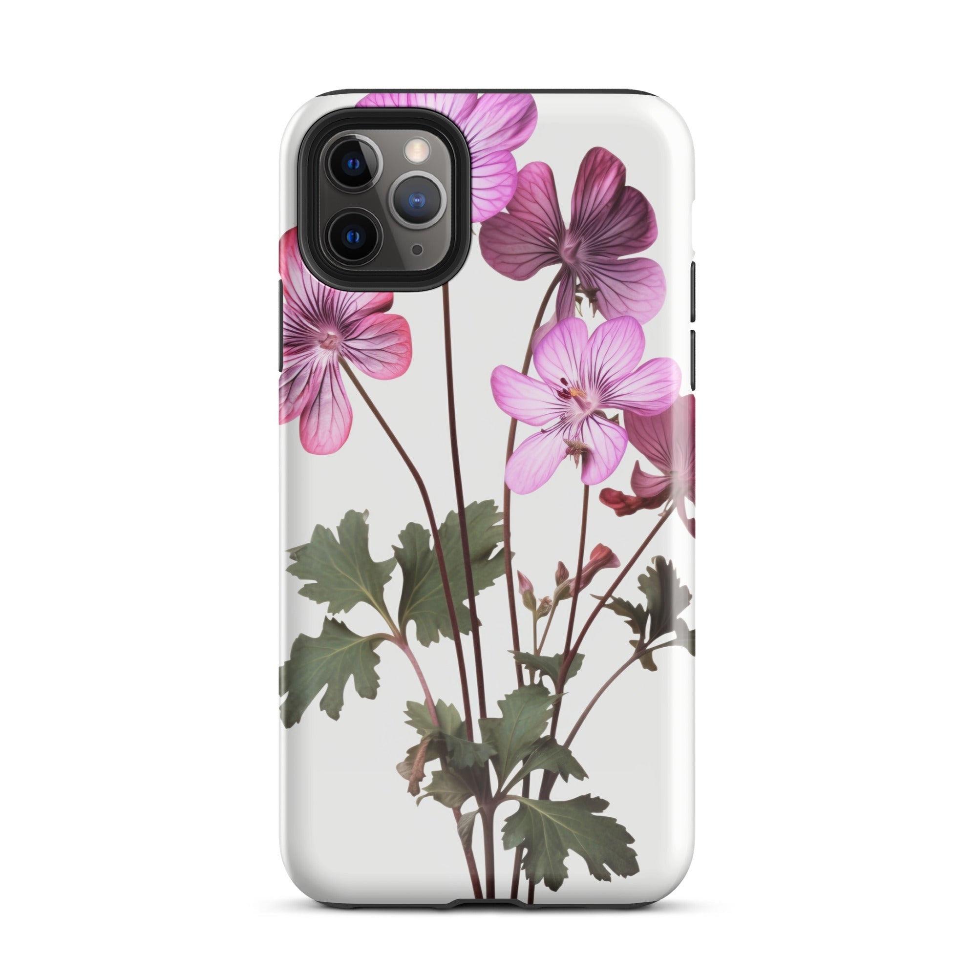 Geranium Flower iPhone Case by Visual Verse - Image 5