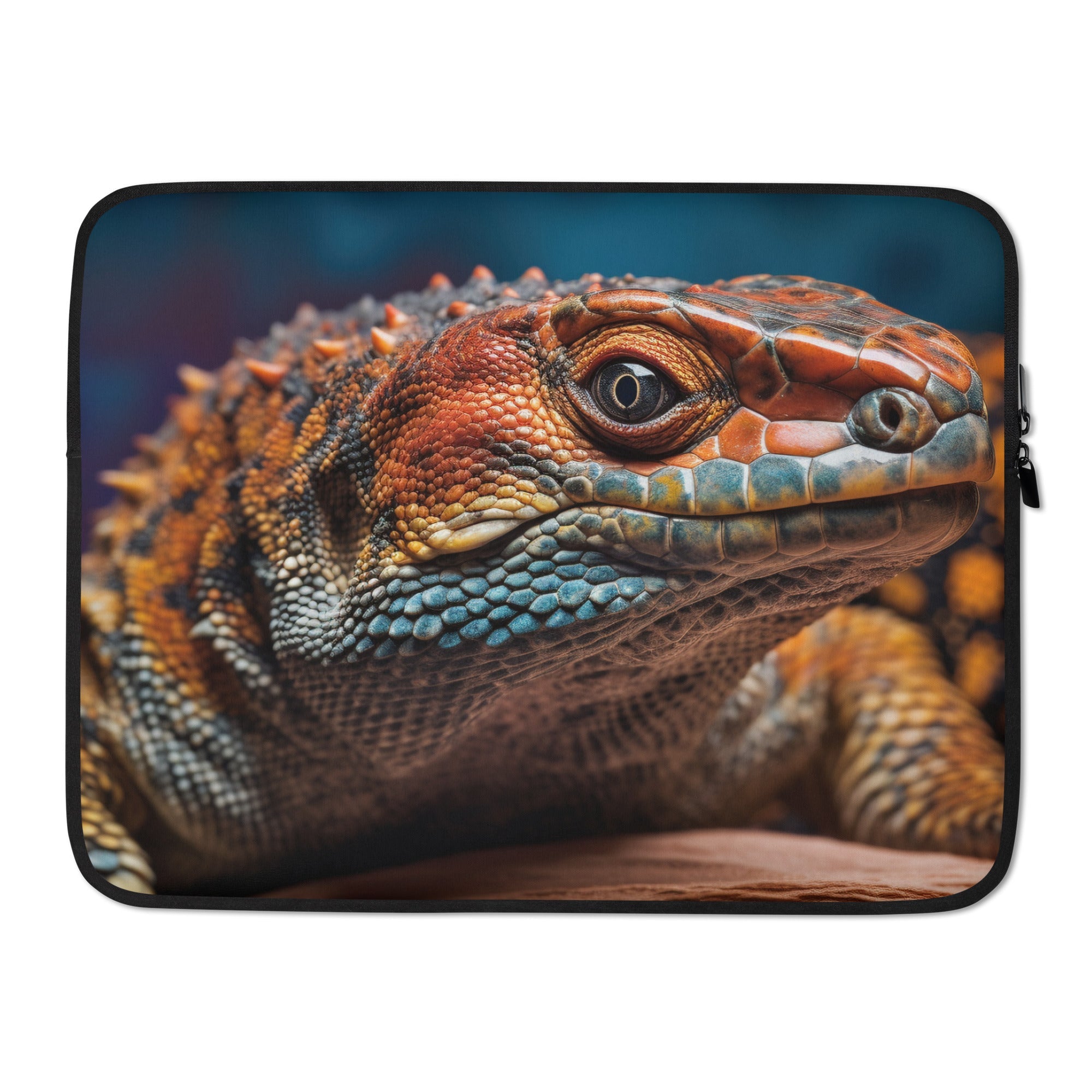 Gila Monster Textured Laptop Sleeve by Visual Verse - Image 1
