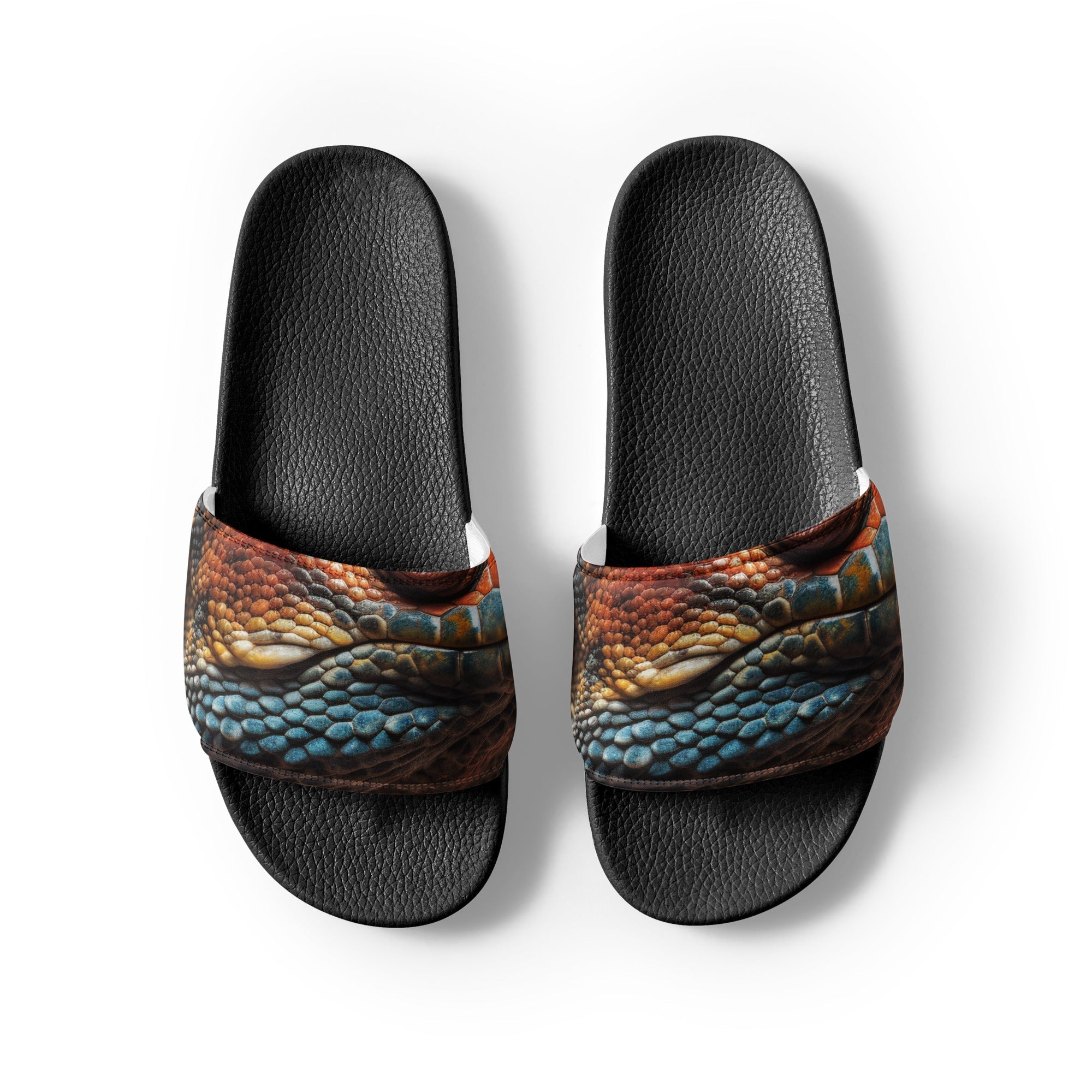 Gila Monster Textured Women's Slides by Visual Verse - Image 2