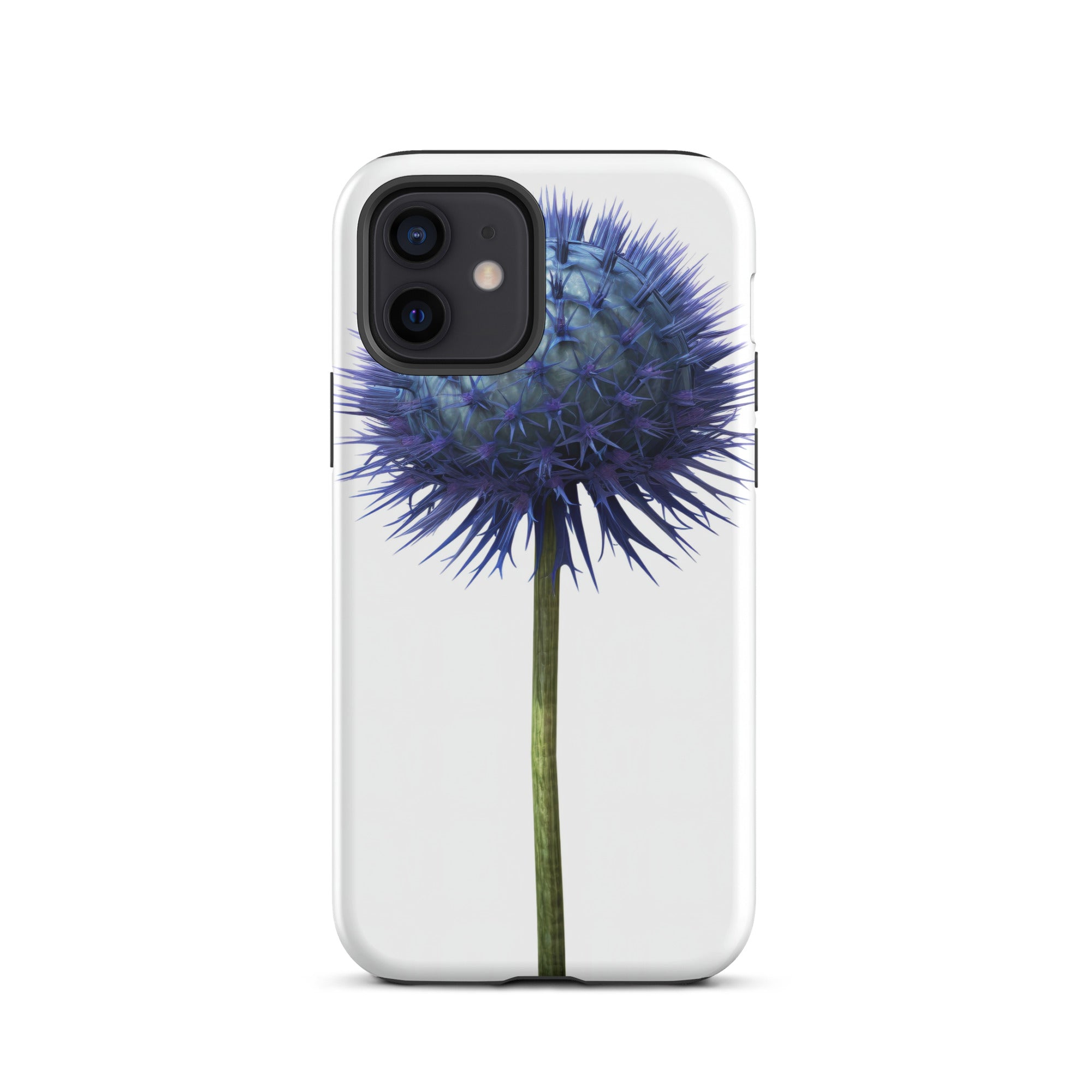 Globe Thistle Flower iPhone Case by Visual Verse - Image 10