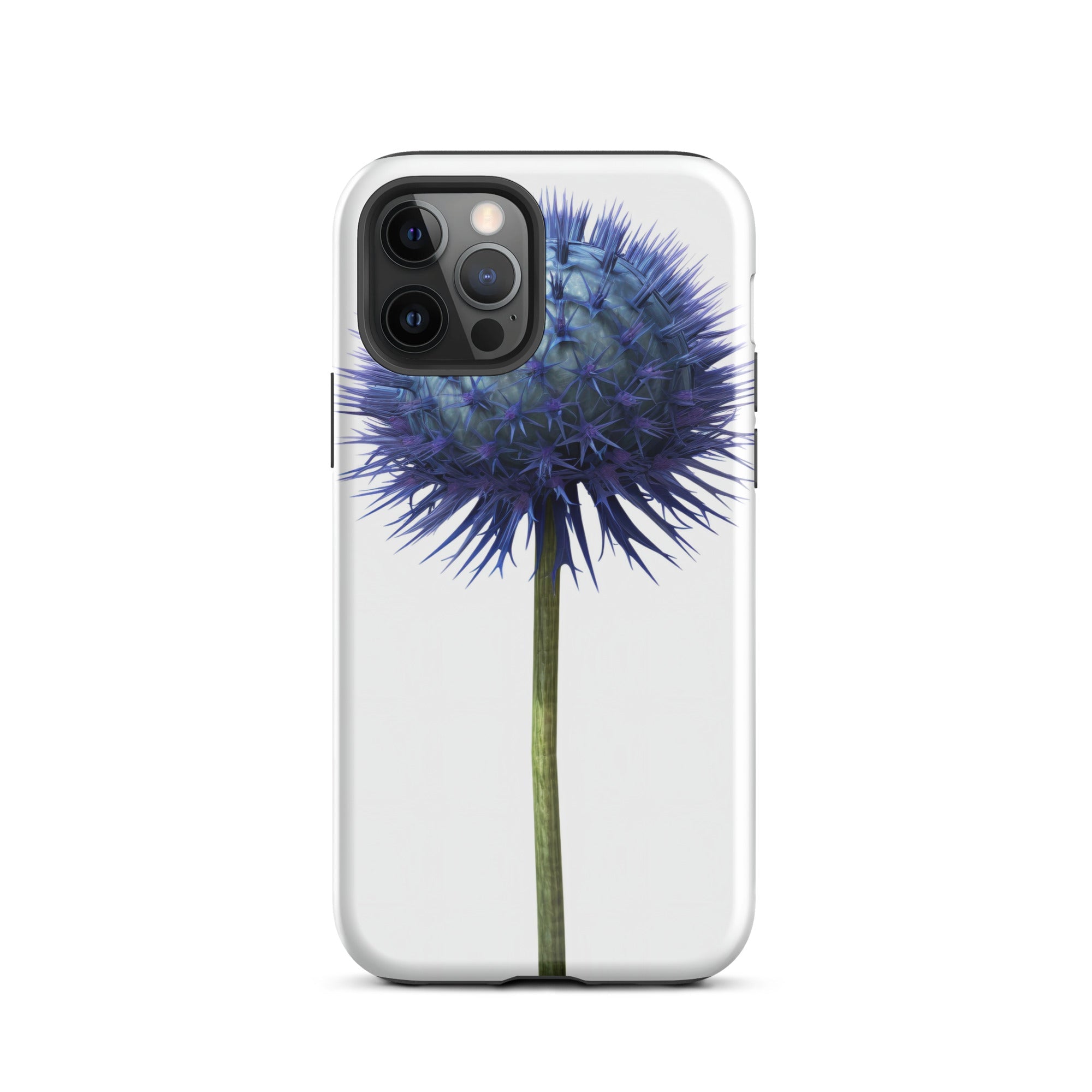 Globe Thistle Flower iPhone Case by Visual Verse - Image 11