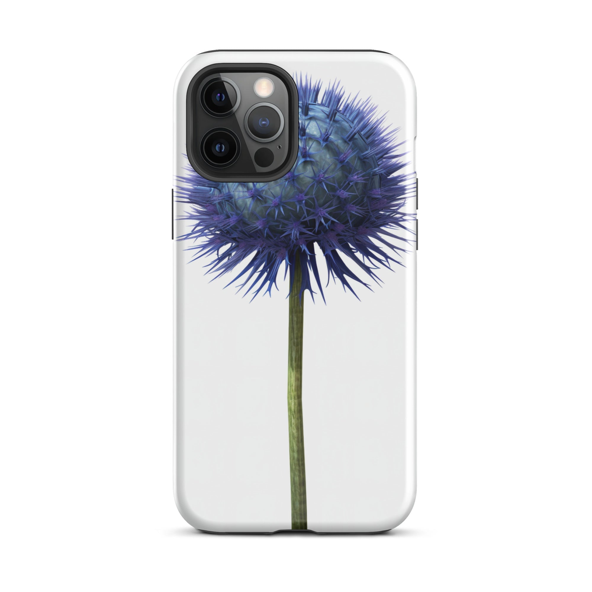 Globe Thistle Flower iPhone Case by Visual Verse - Image 13
