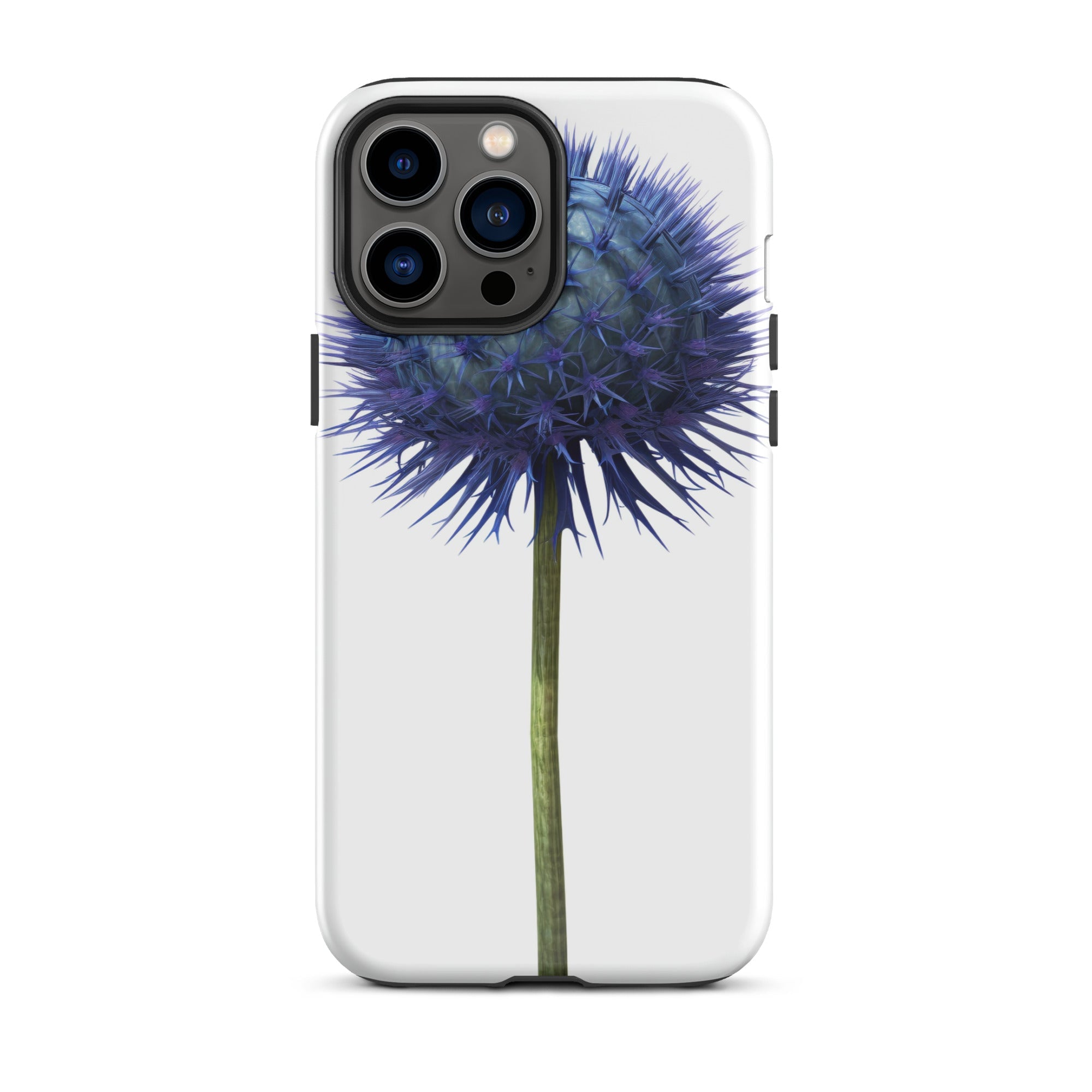 Globe Thistle Flower iPhone Case by Visual Verse - Image 21