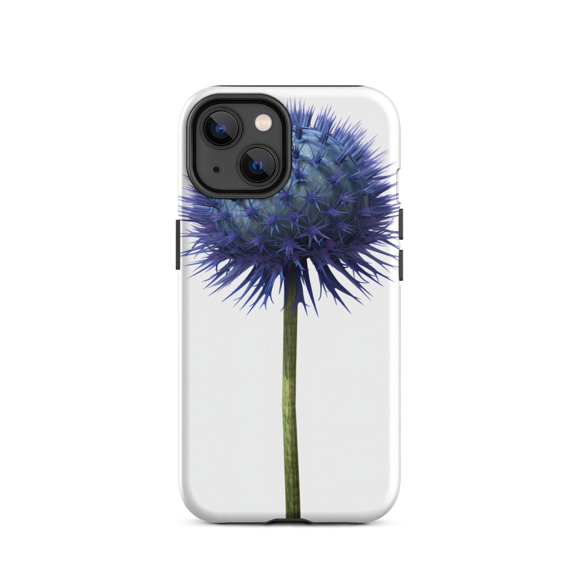 Globe Thistle Flower iPhone Case by Visual Verse - Image 24