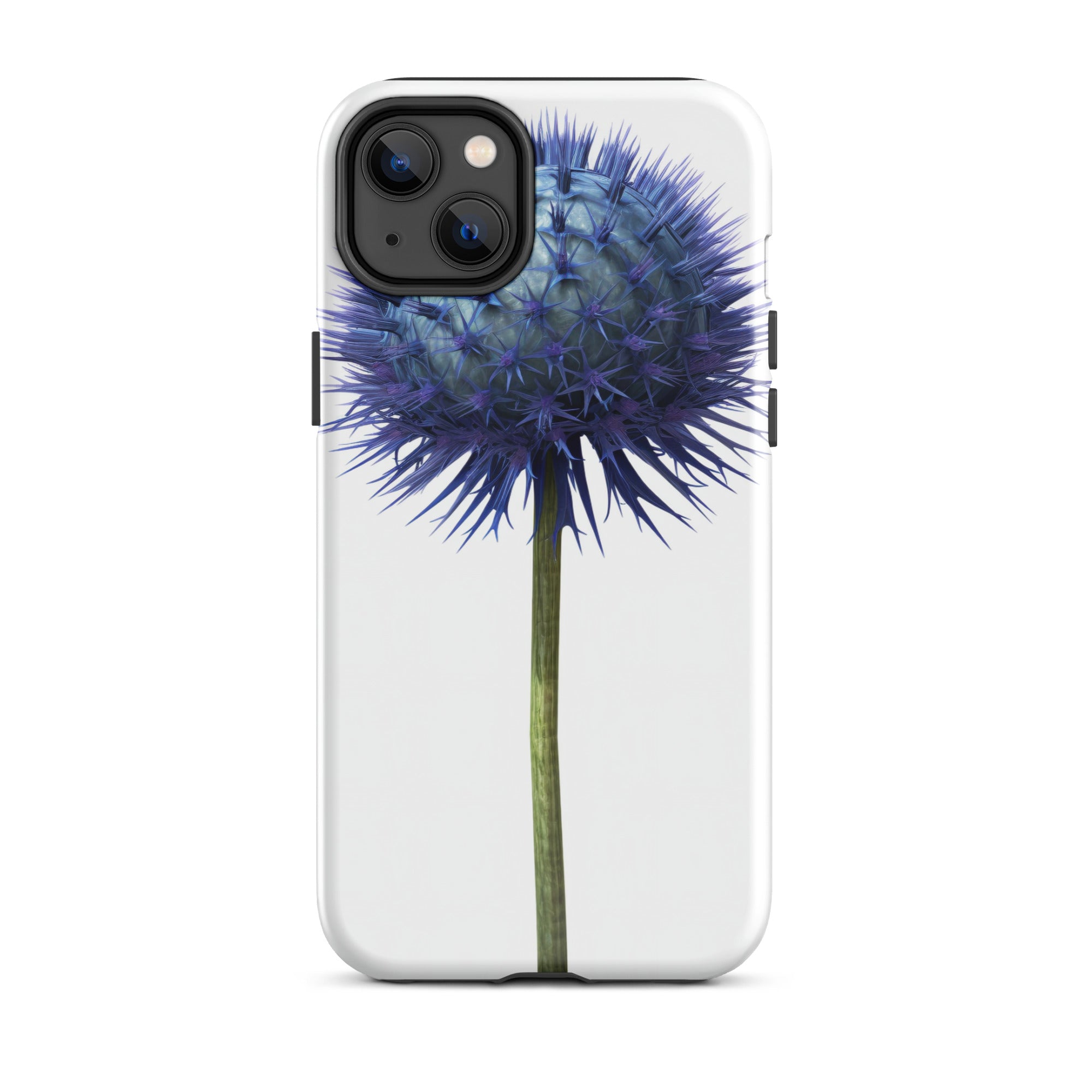 Globe Thistle Flower iPhone Case by Visual Verse - Image 25