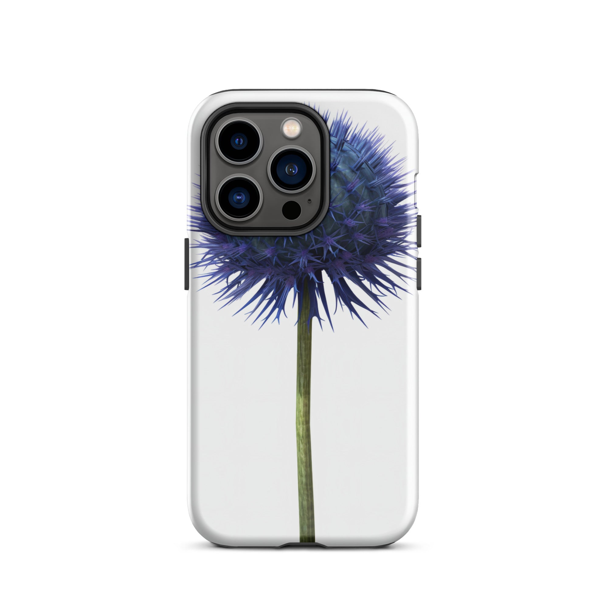 Globe Thistle Flower iPhone Case by Visual Verse - Image 27