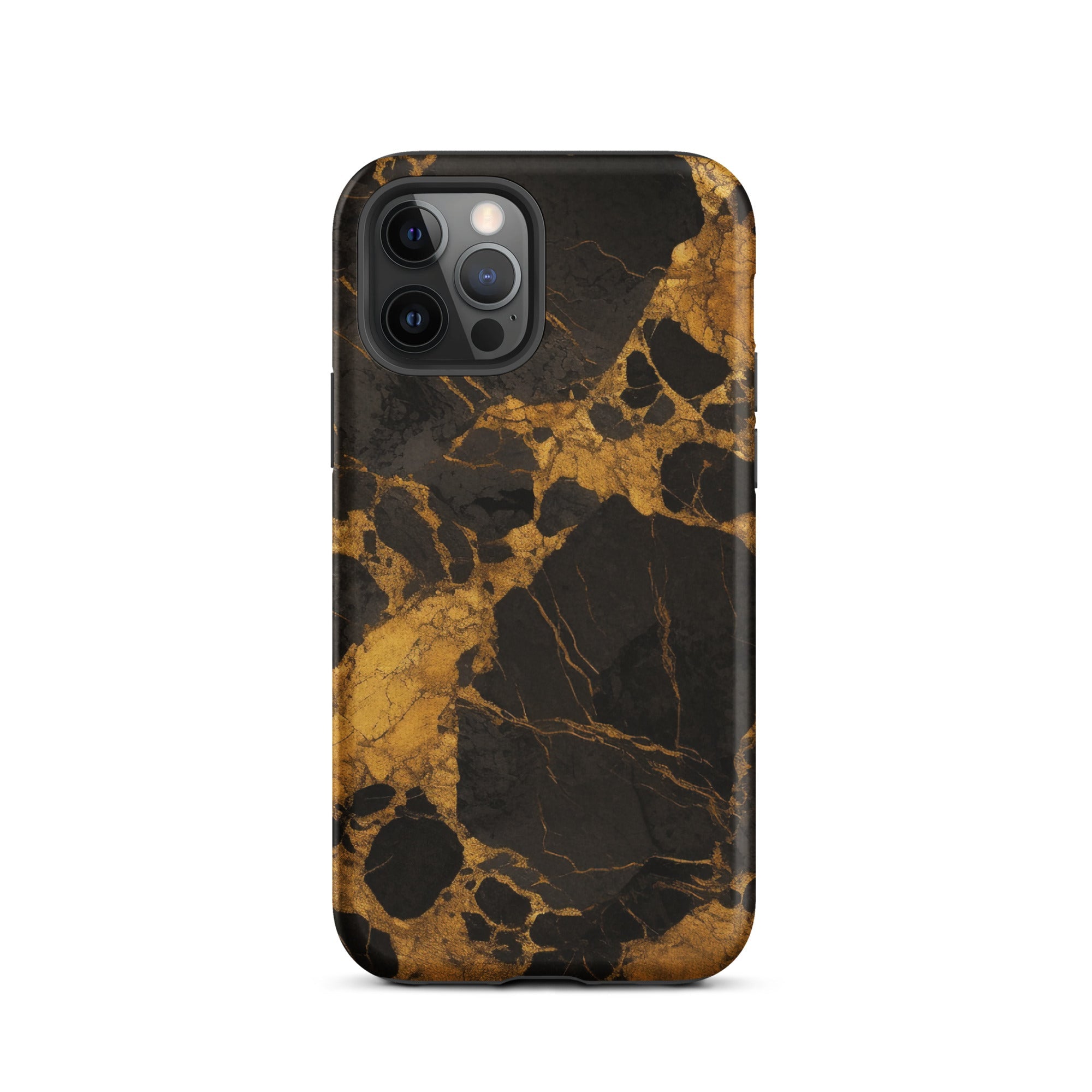 Golden Black Granite iPhone Case by Visual Verse - Image 12