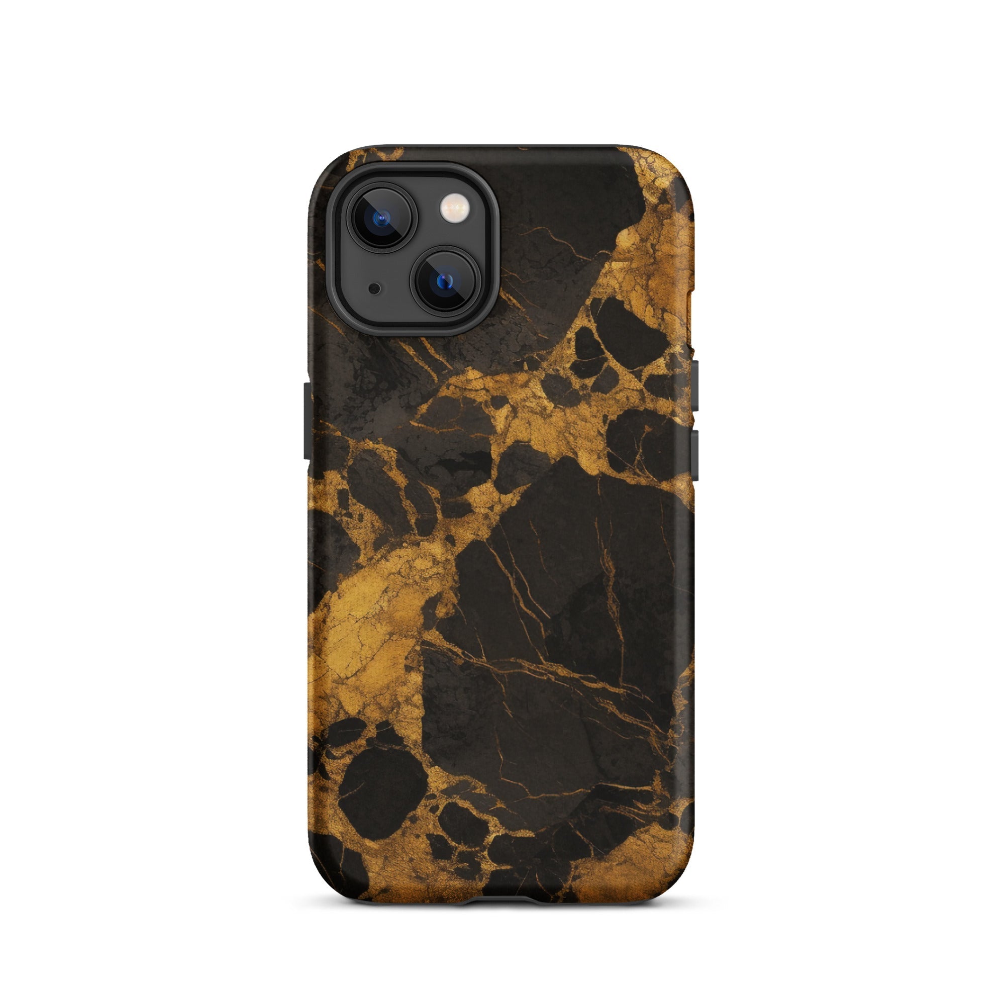 Golden Black Granite iPhone Case by Visual Verse - Image 18