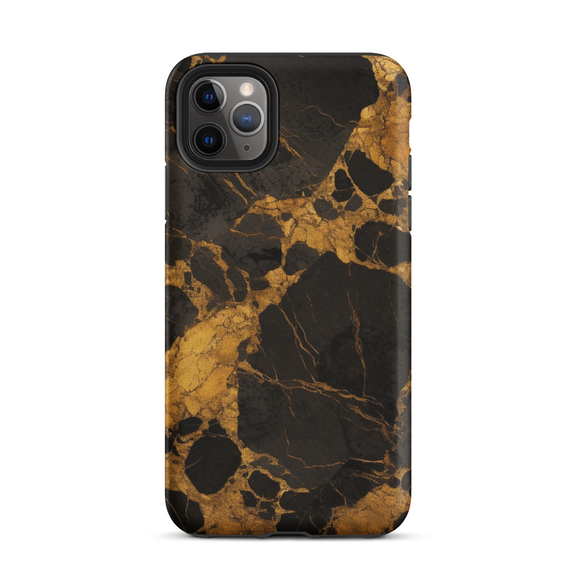 Golden Black Granite iPhone Case by Visual Verse - Image 6