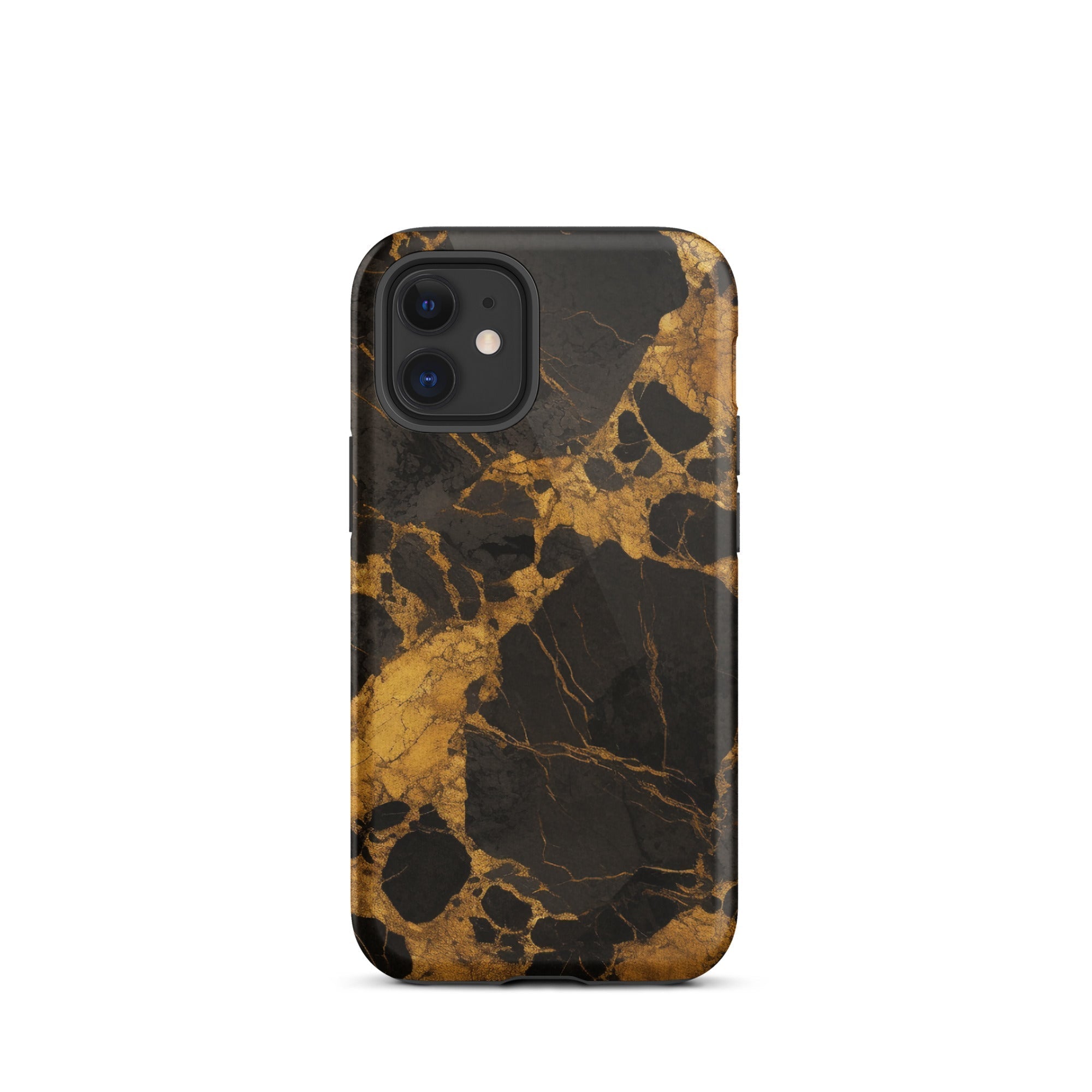 Golden Black Granite iPhone Case by Visual Verse - Image 7