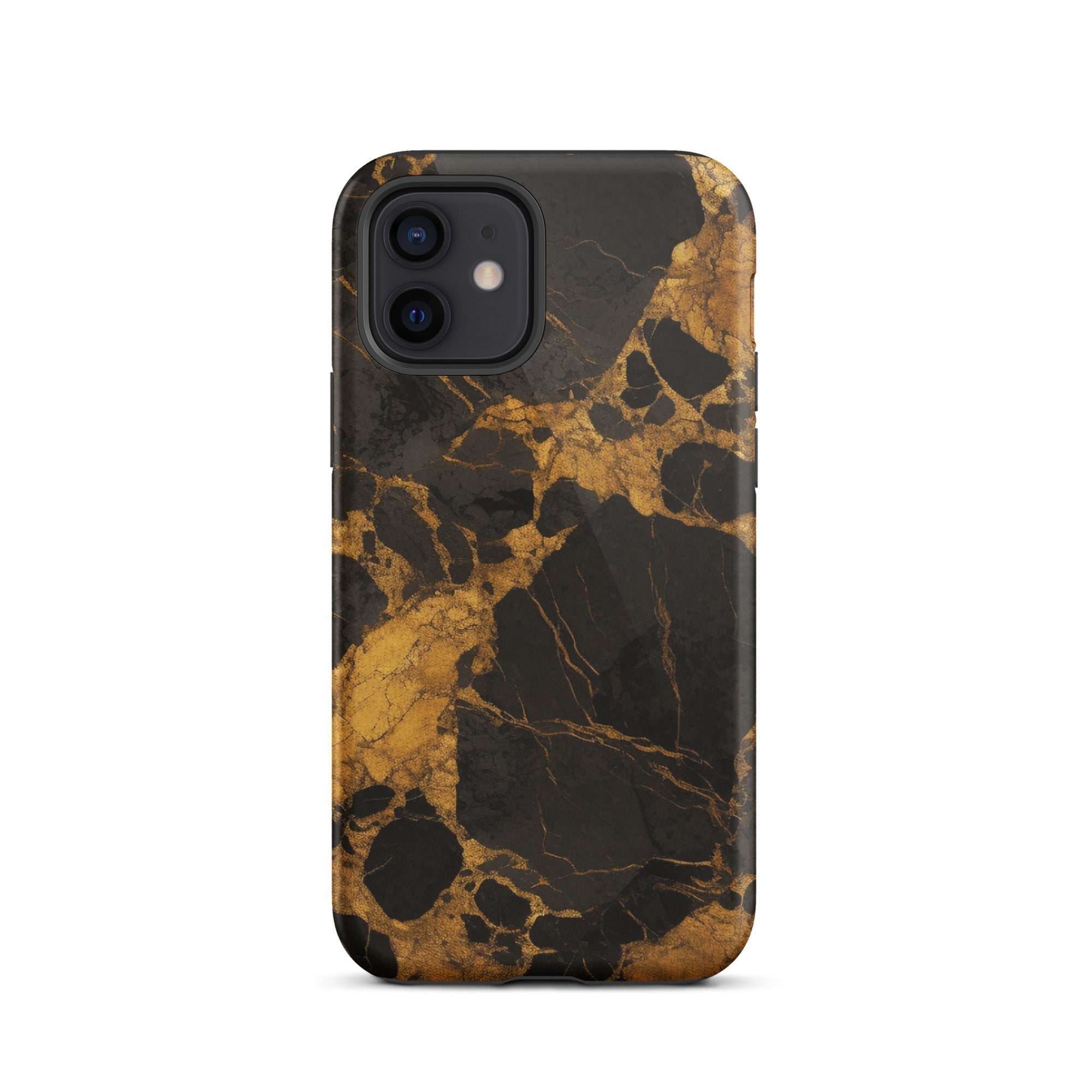 Golden Black Granite iPhone Case by Visual Verse - Image 9