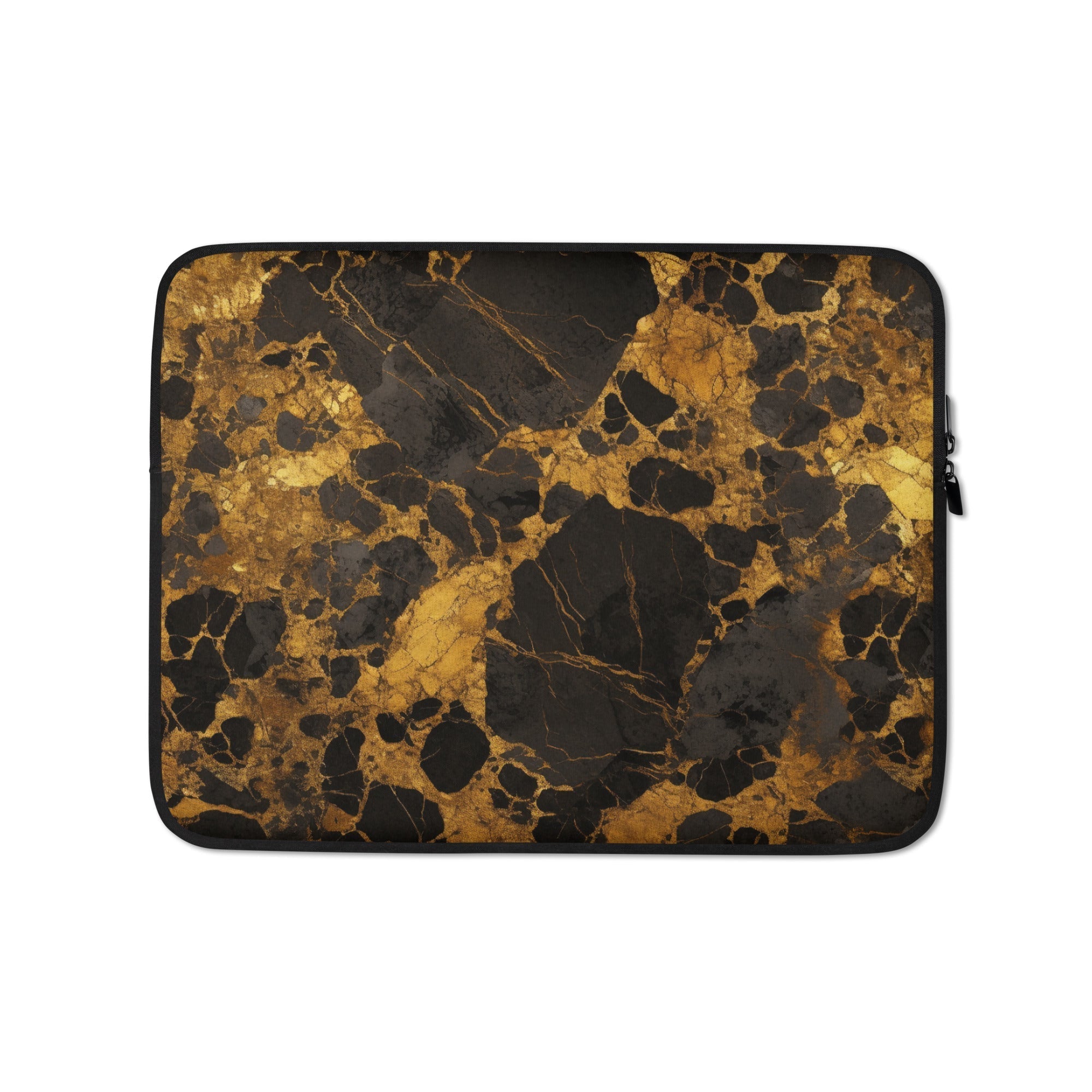 Golden Black Laptop Sleeve by Visual Verse - Image 2