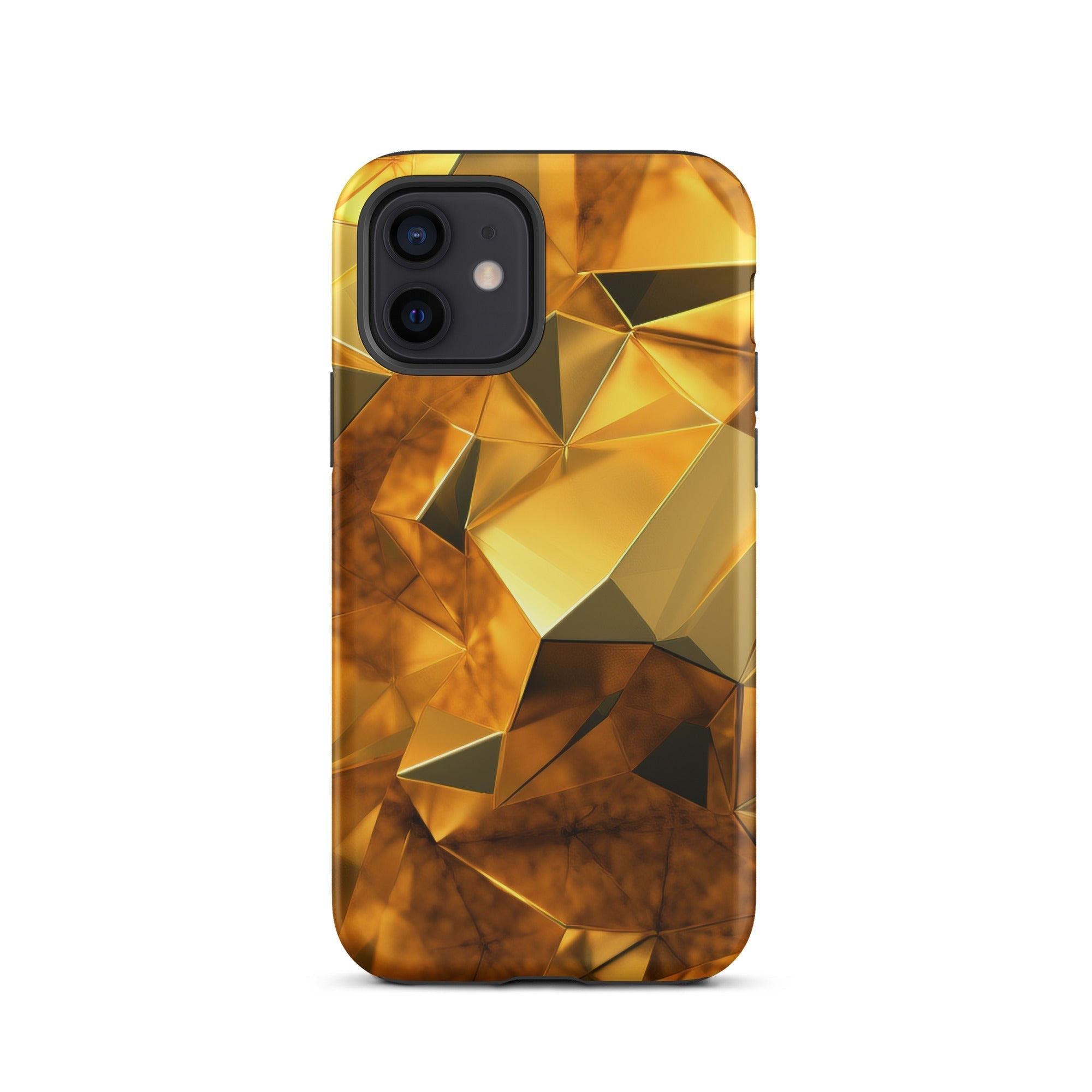 Golden Brushstrokes iPhone Case by Visual Verse - Image 10