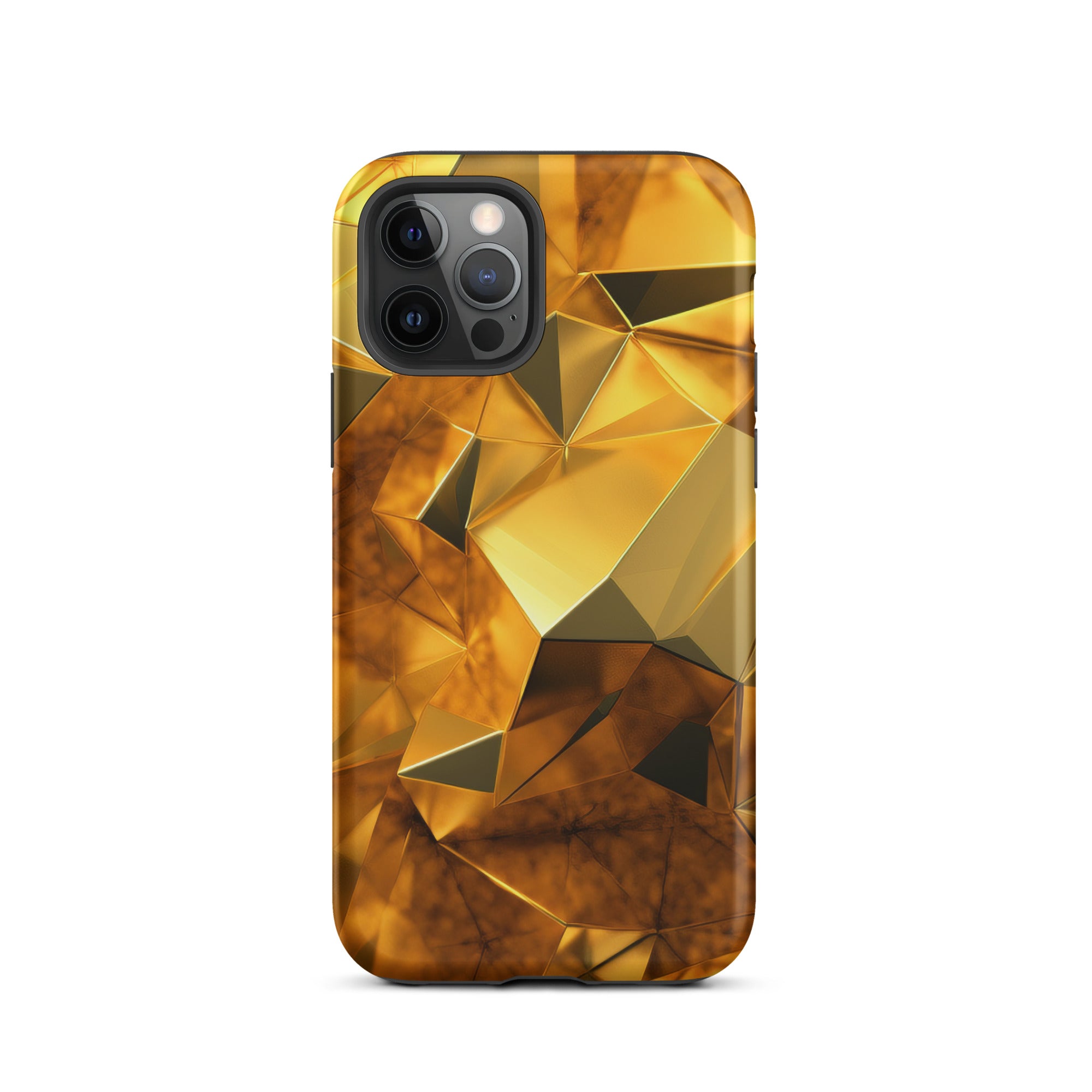 Golden Brushstrokes iPhone Case by Visual Verse - Image 12