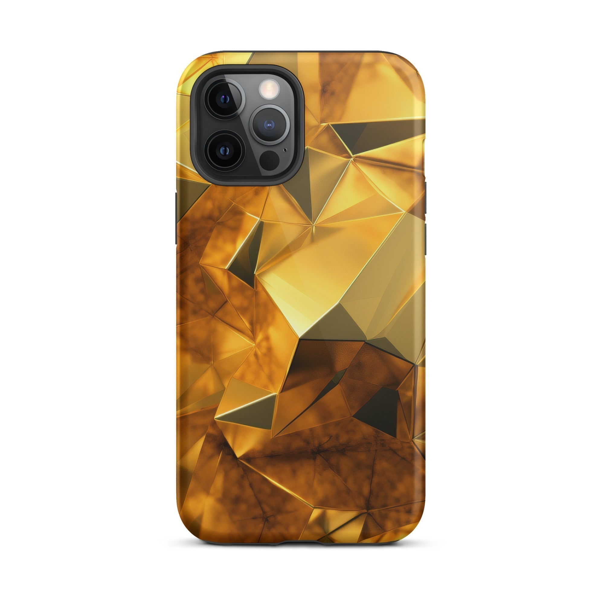Golden Brushstrokes iPhone Case by Visual Verse - Image 13