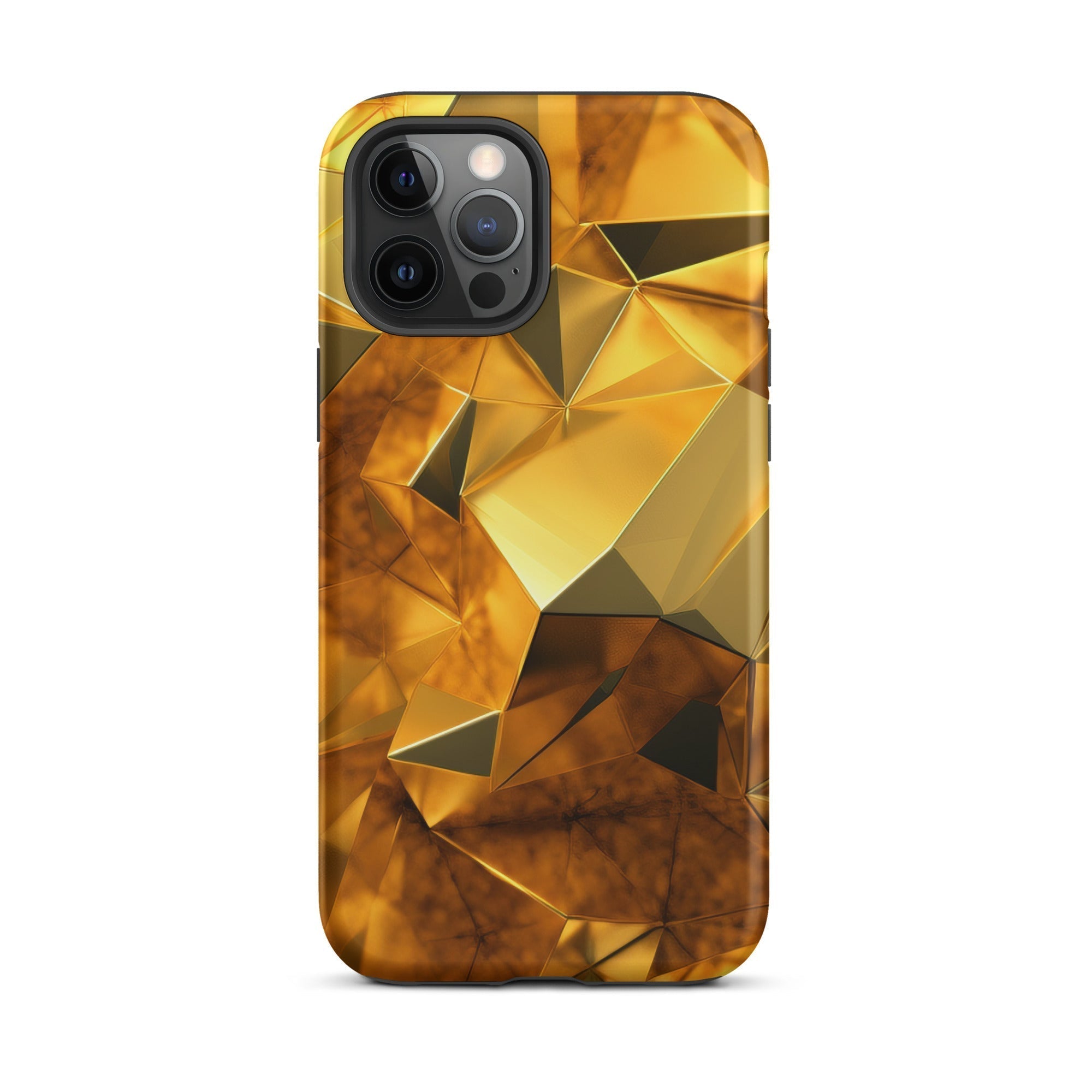 Golden Brushstrokes iPhone Case by Visual Verse - Image 14