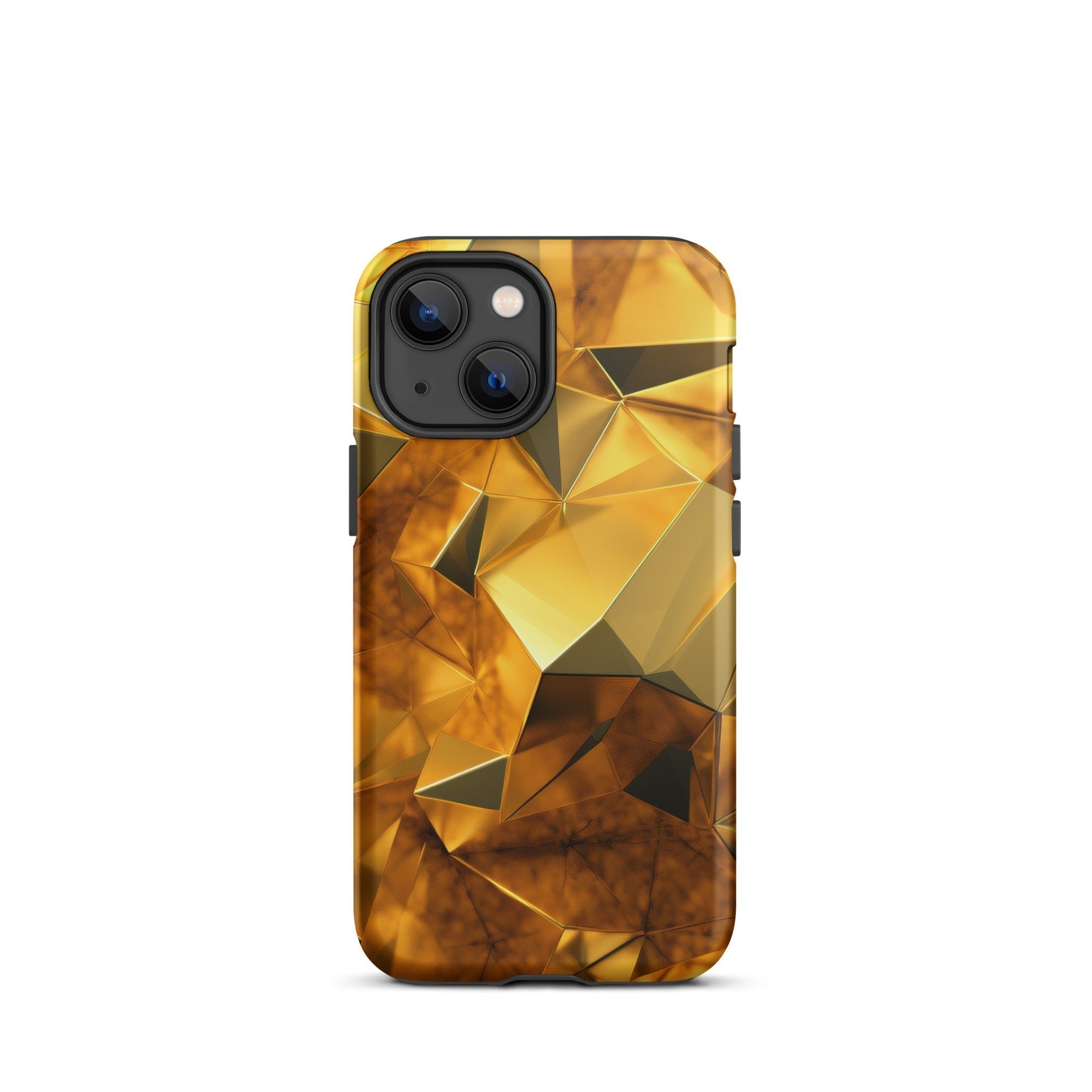 Golden Brushstrokes iPhone Case by Visual Verse - Image 15