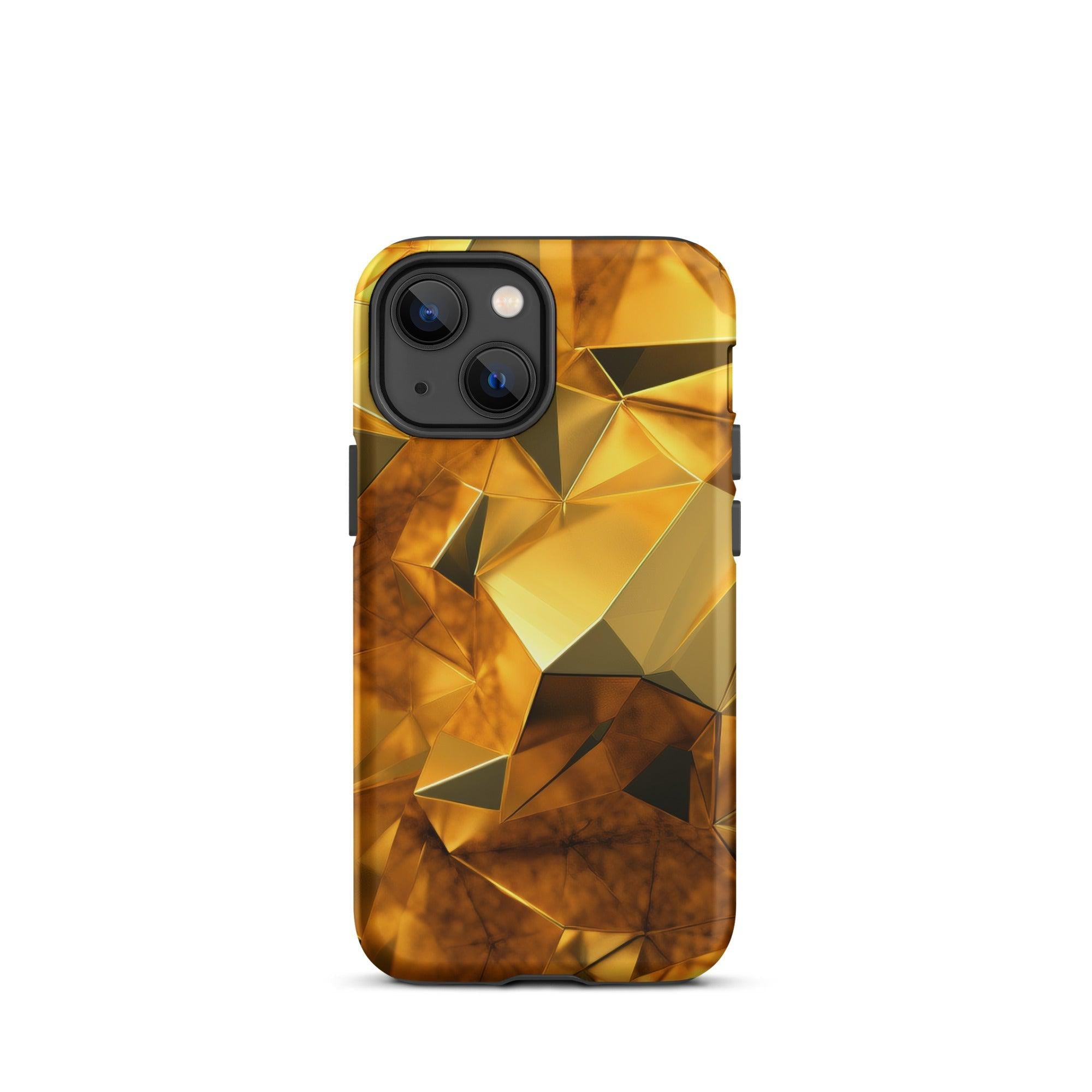Golden Brushstrokes iPhone Case by Visual Verse - Image 16