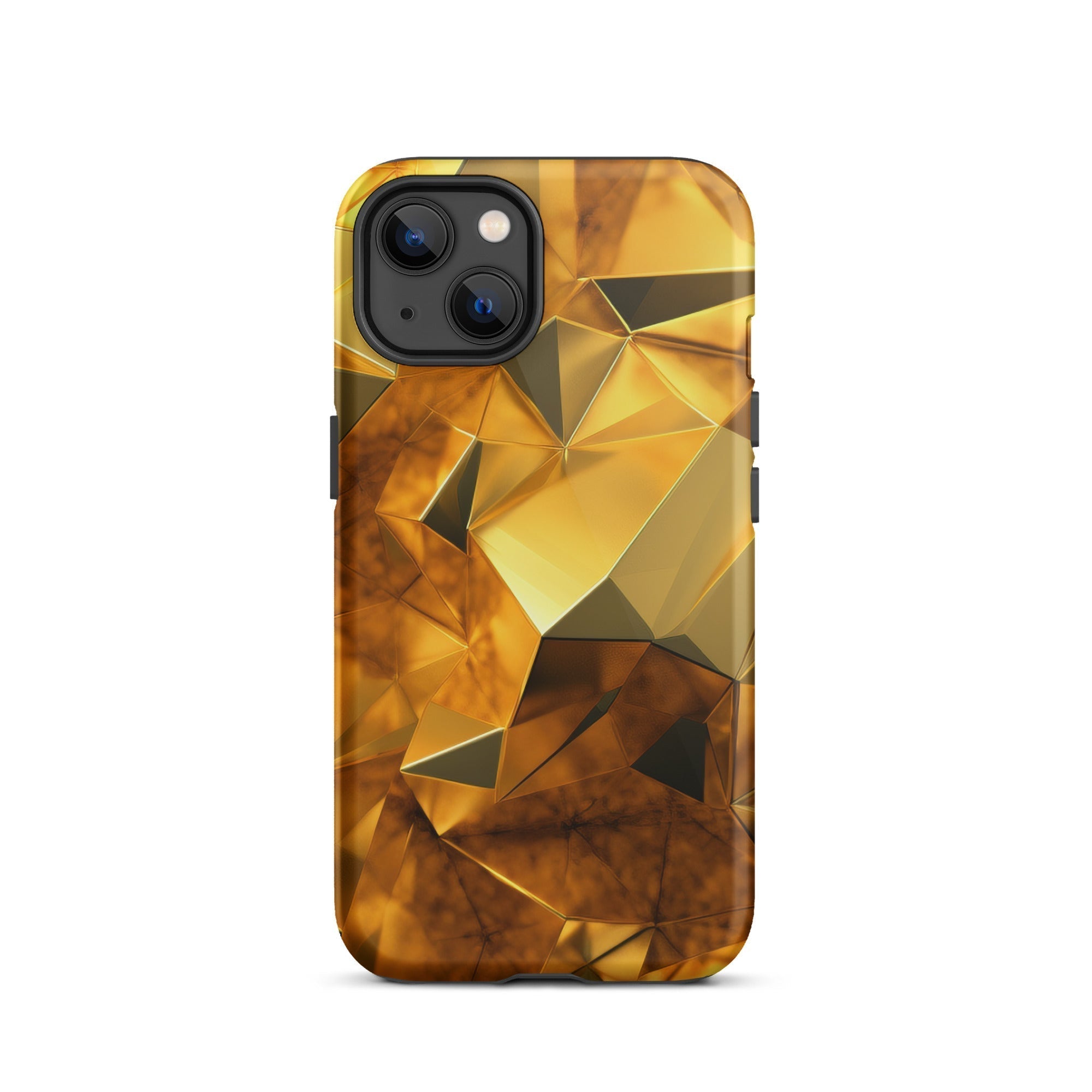 Golden Brushstrokes iPhone Case by Visual Verse - Image 17