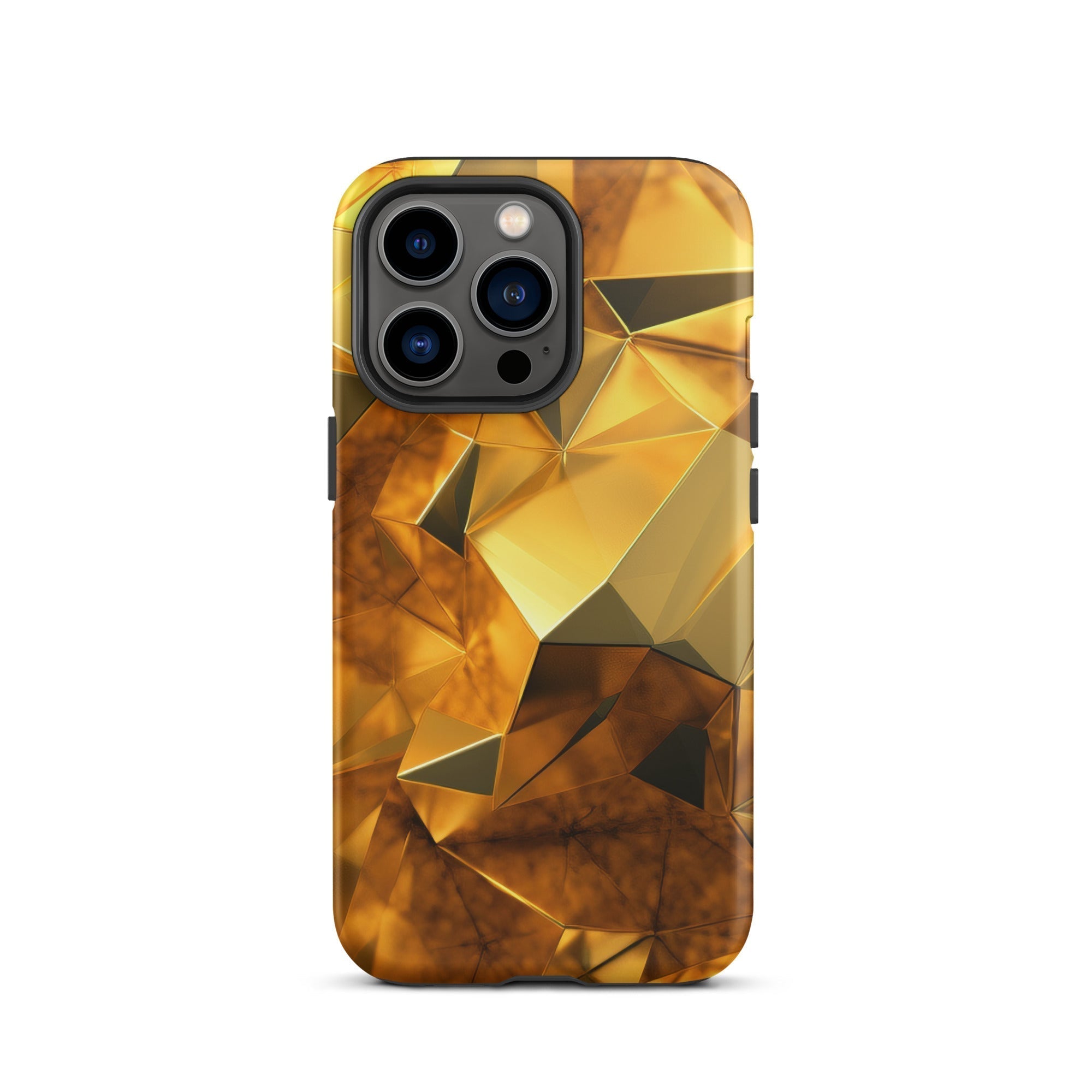 Golden Brushstrokes iPhone Case by Visual Verse - Image 19