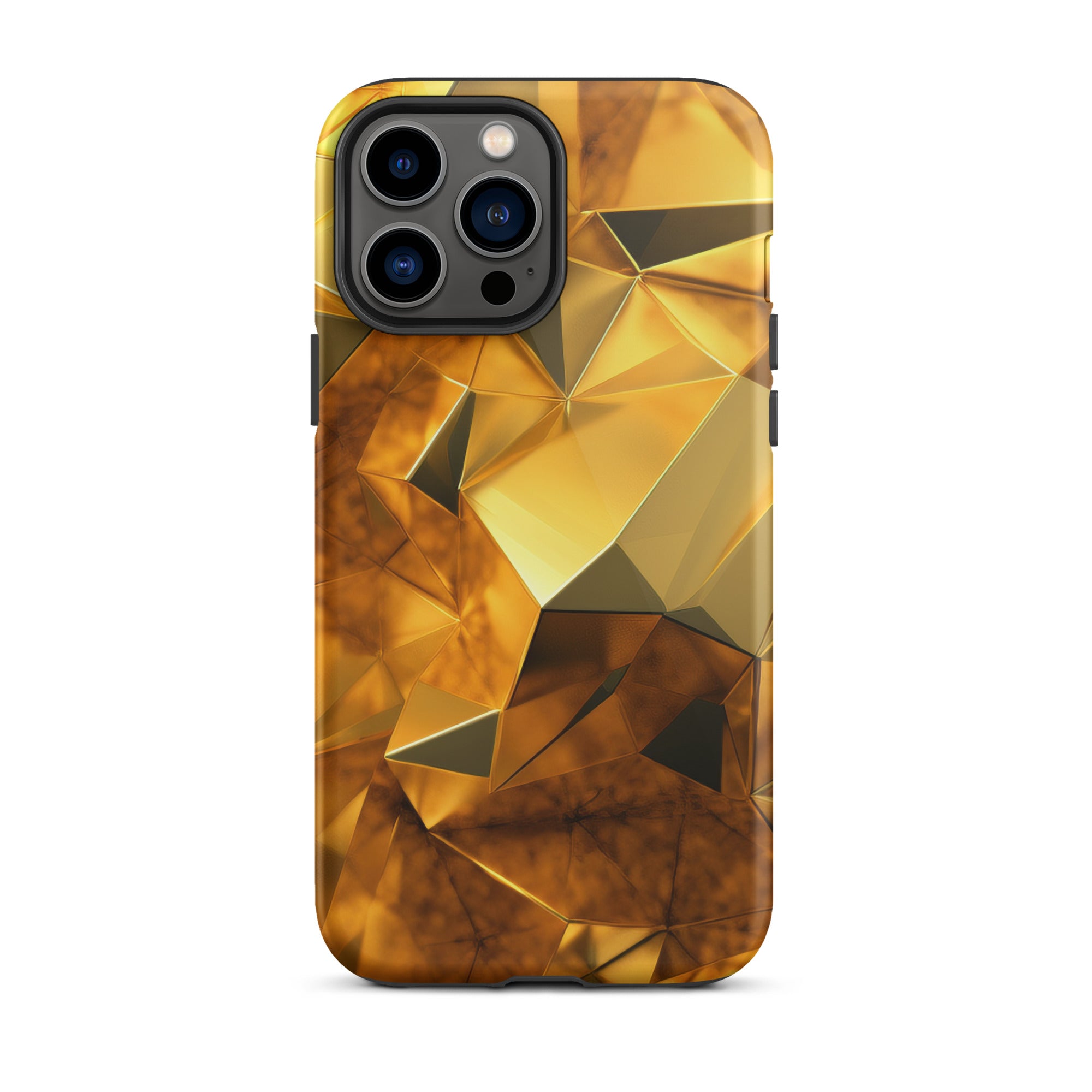 Golden Brushstrokes iPhone Case by Visual Verse - Image 21