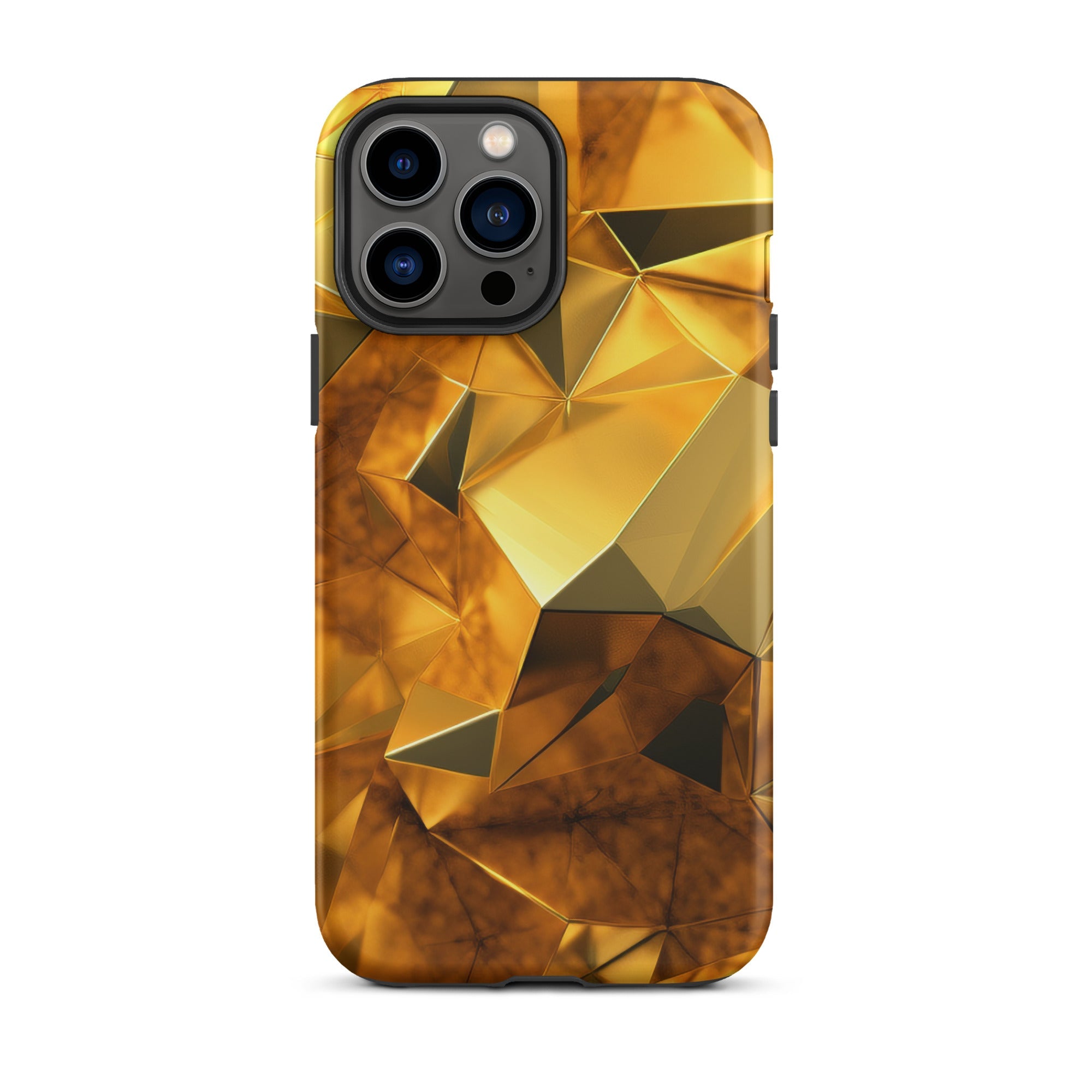 Golden Brushstrokes iPhone Case by Visual Verse - Image 22