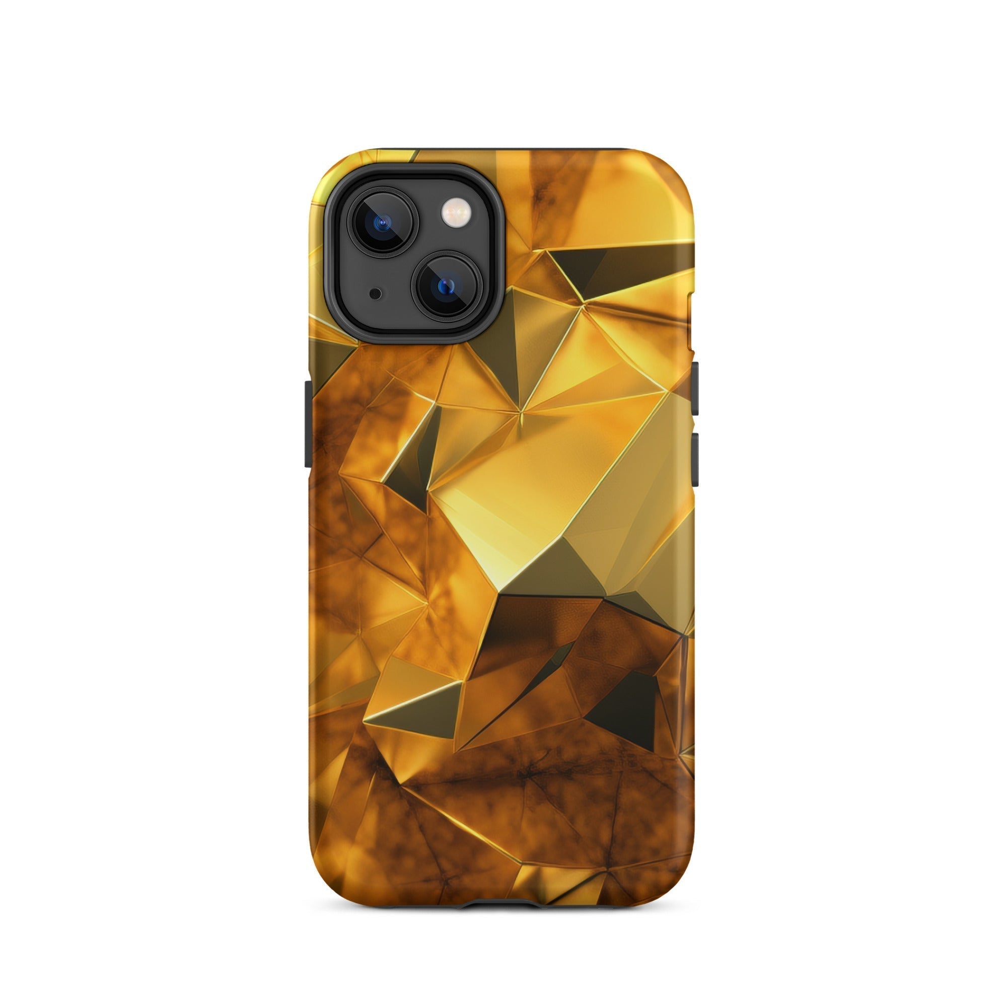 Golden Brushstrokes iPhone Case by Visual Verse - Image 24