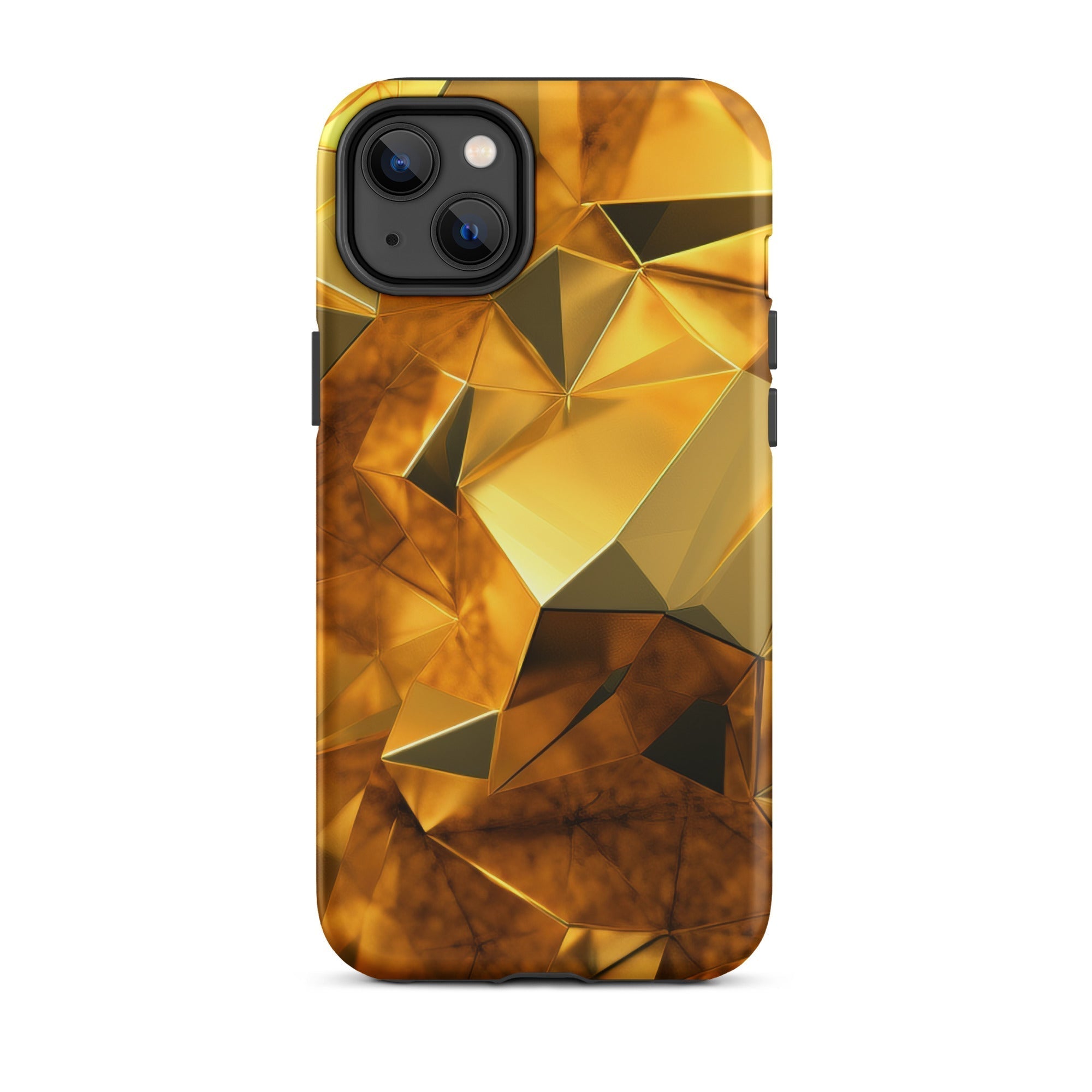 Golden Brushstrokes iPhone Case by Visual Verse - Image 26