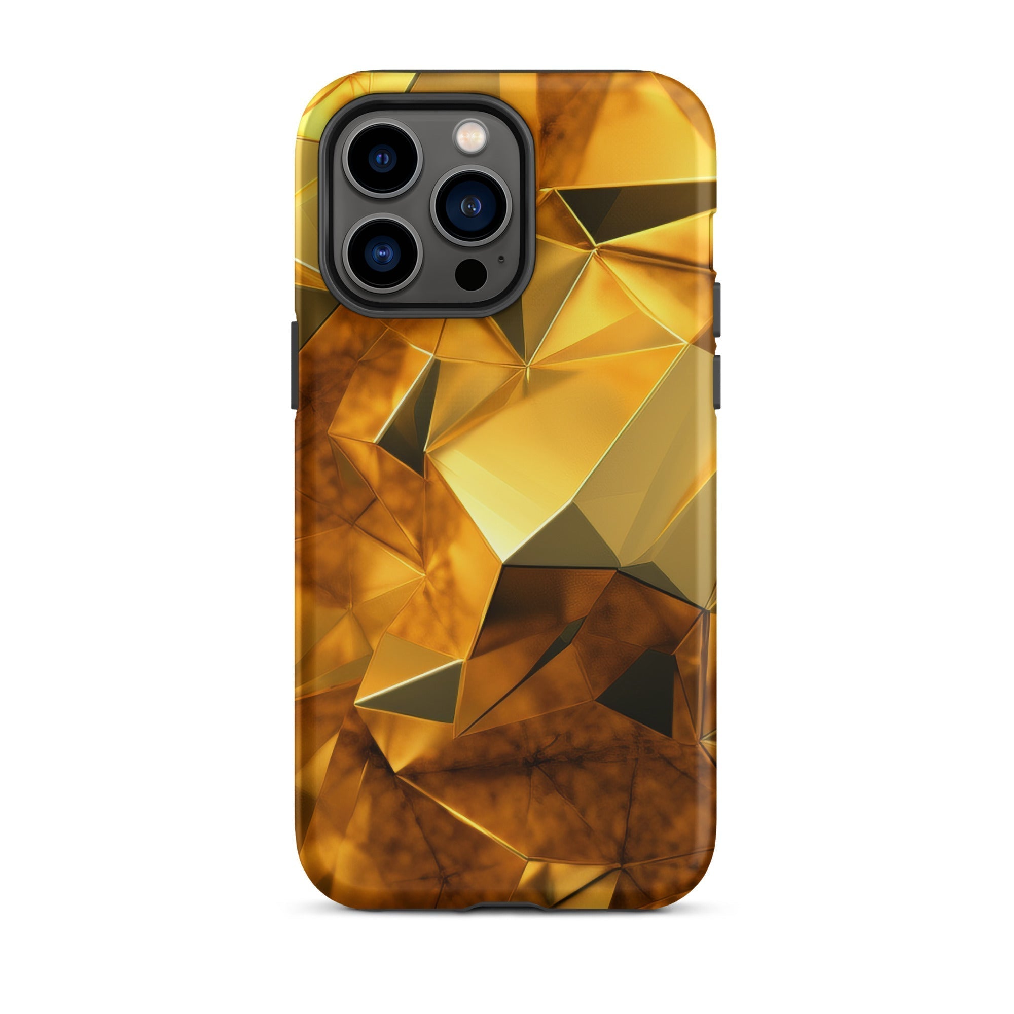 Golden Brushstrokes iPhone Case by Visual Verse - Image 30