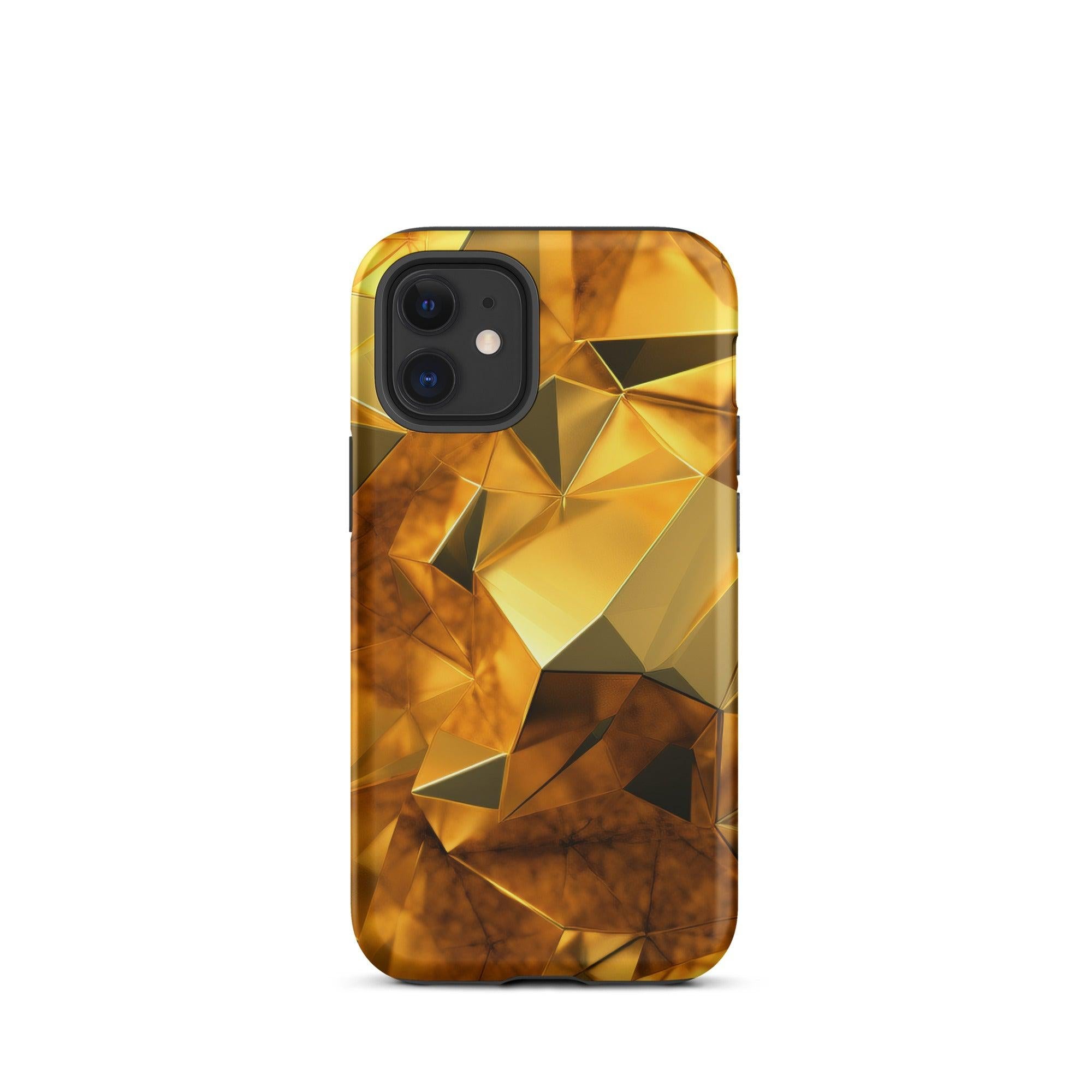 Golden Brushstrokes iPhone Case by Visual Verse - Image 8