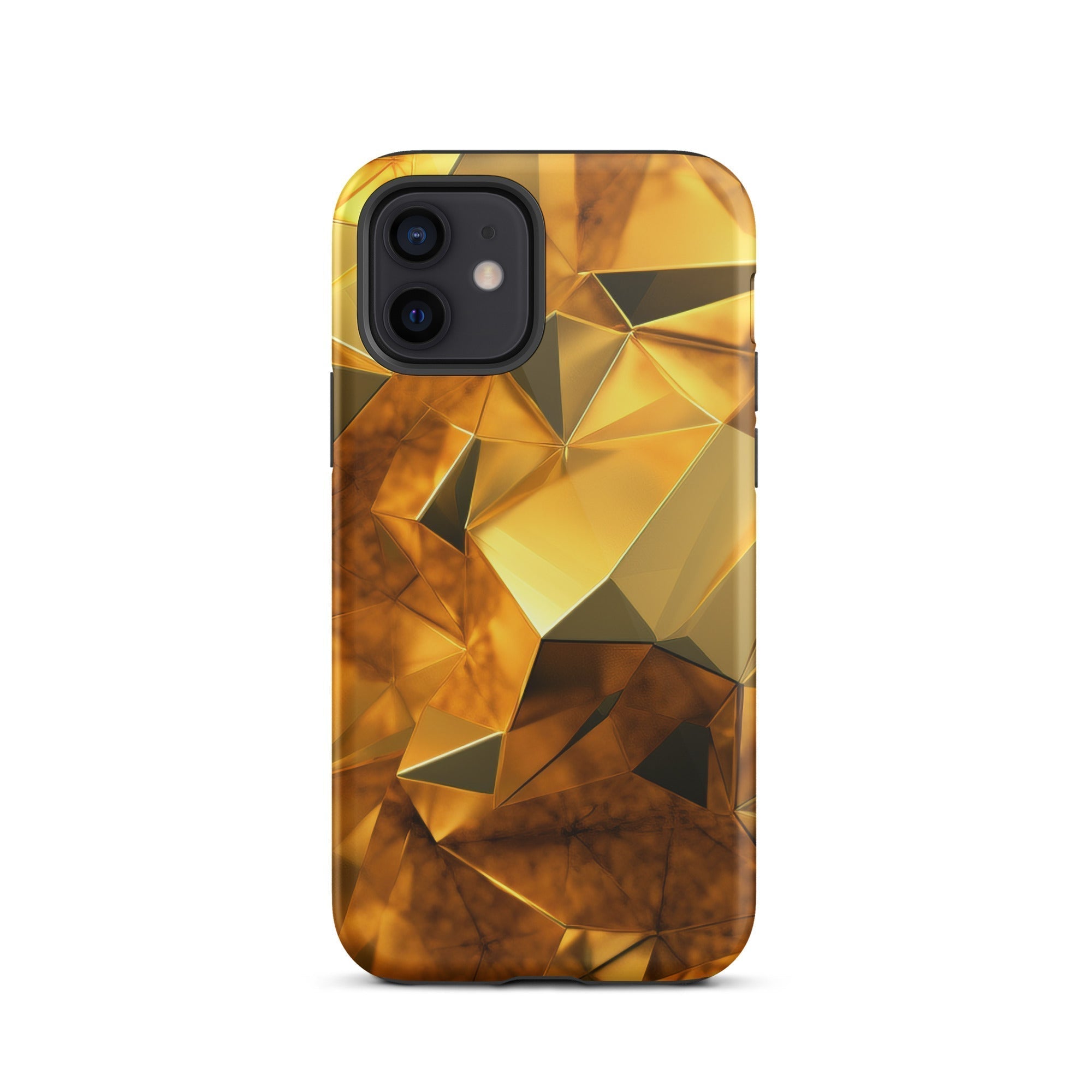 Golden Brushstrokes iPhone Case by Visual Verse - Image 9