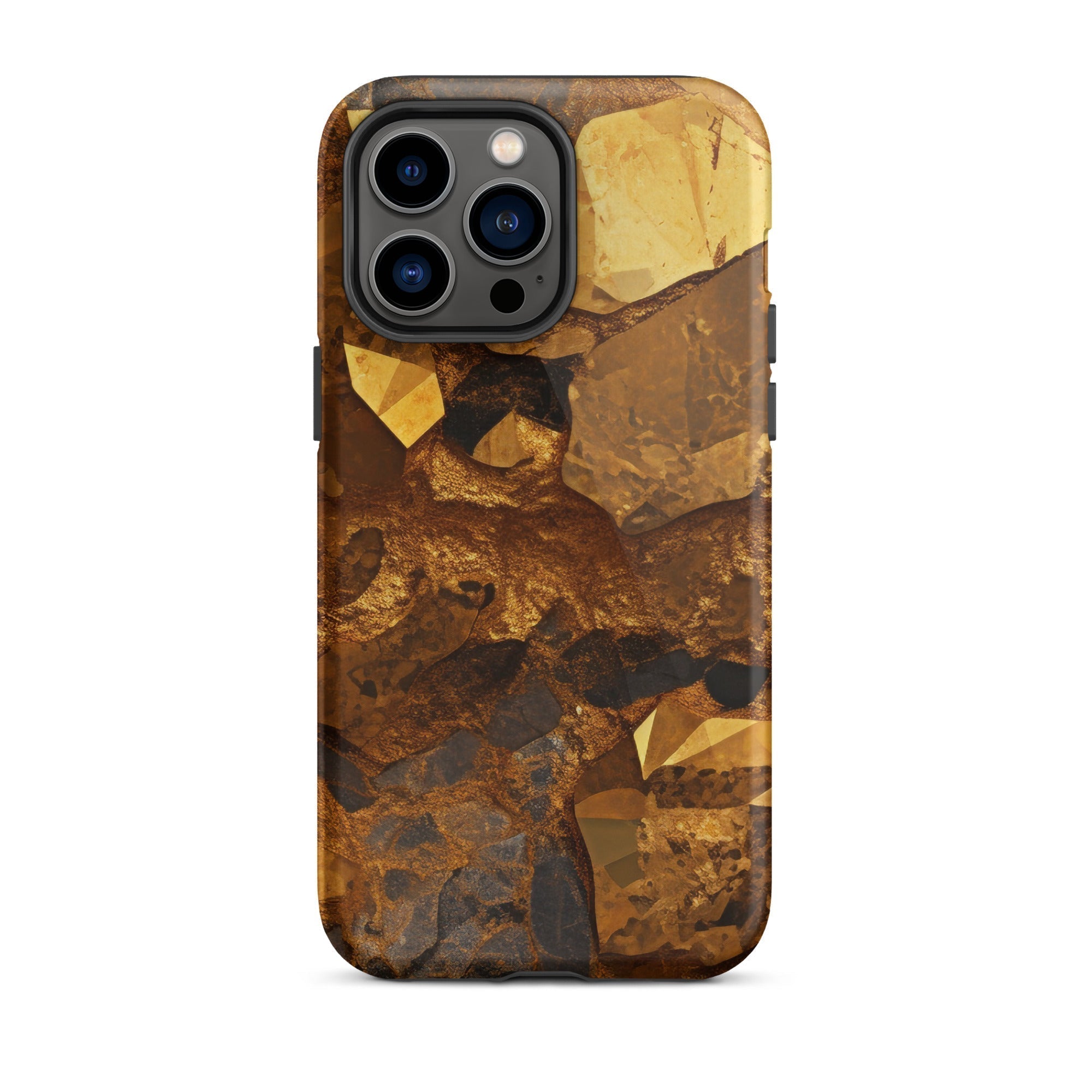 Golden Crystal iPhone Case by Visual Verse - Image 29